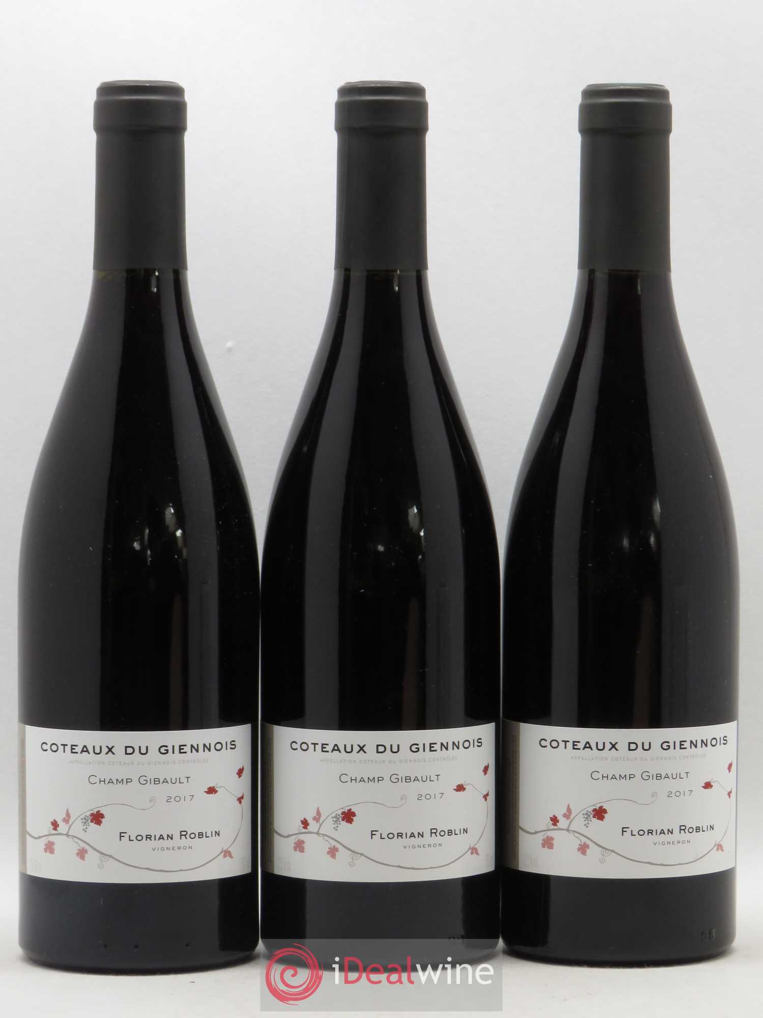 Divers Coteaux du Giennois Florian Roblin Champ Gibault (sans prix de reserve) 2017 - Posten von 3 Flaschen - 0
