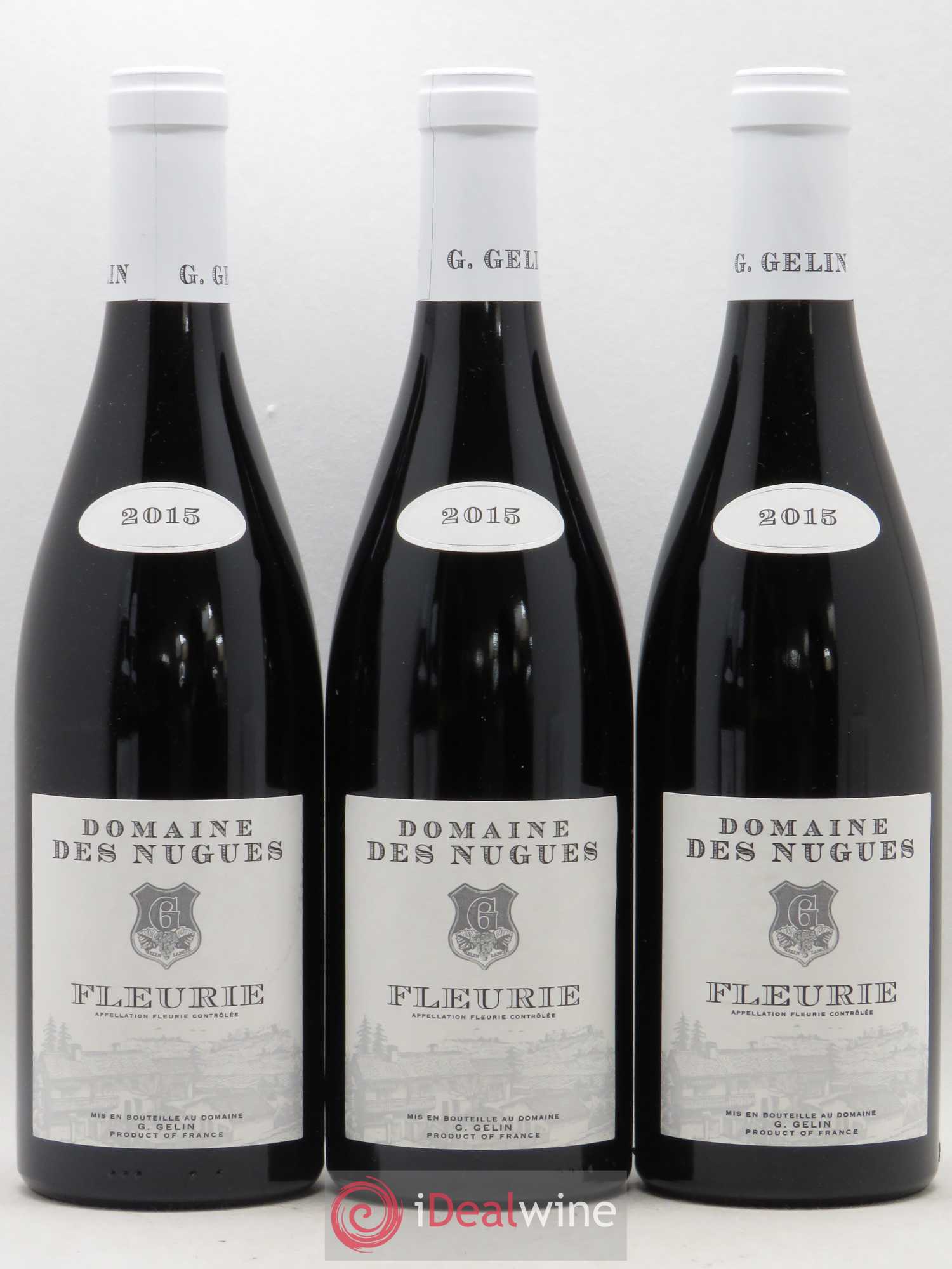 Fleurie Domaines des Nugues (sans prix de reserve) 2015 - Posten von 3 Flaschen - 0