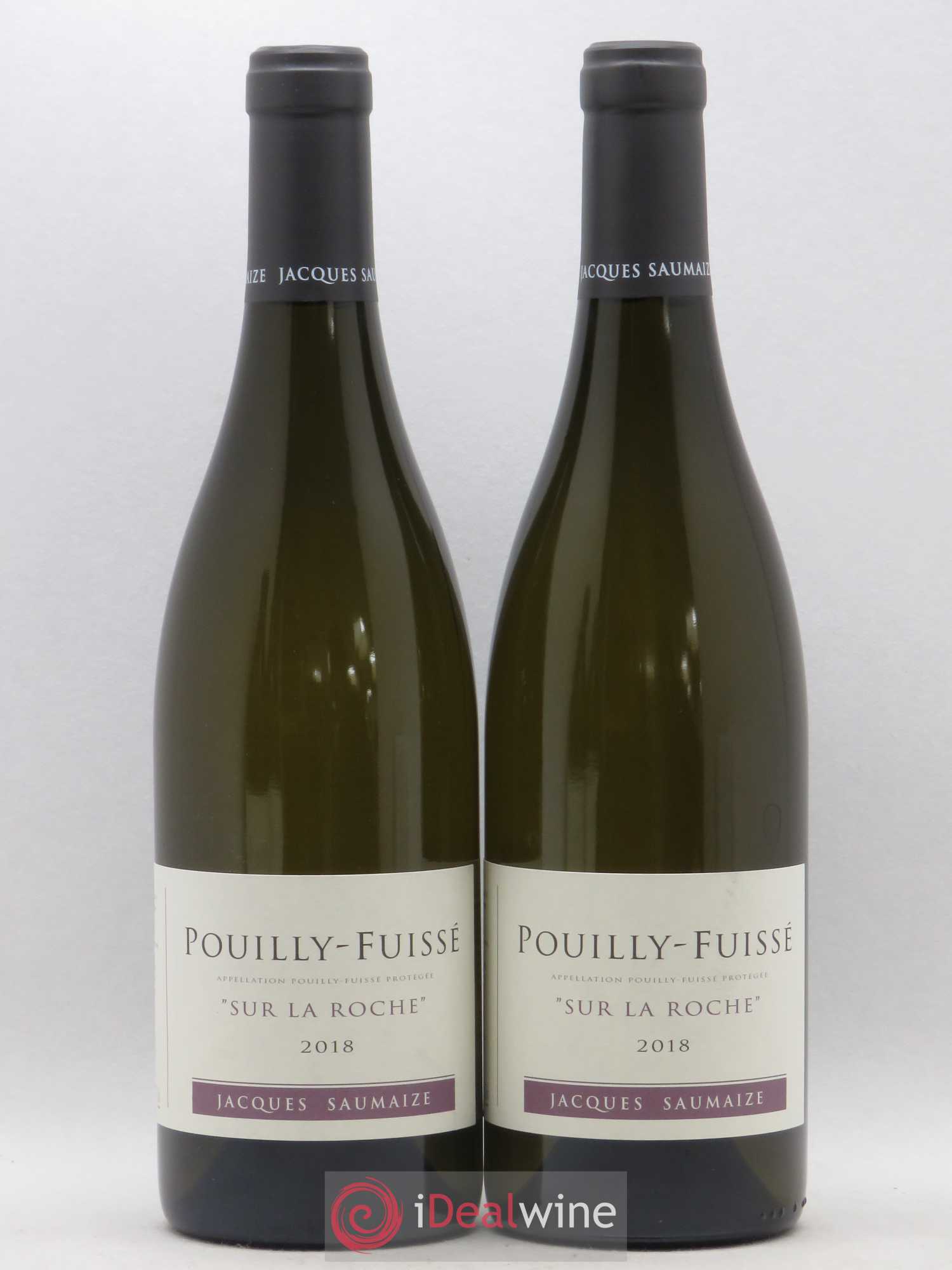 Pouilly-Fuissé Sur la Roche Jacques et Nathalie Saumaize 2018 - Posten von 2 Flaschen - 0