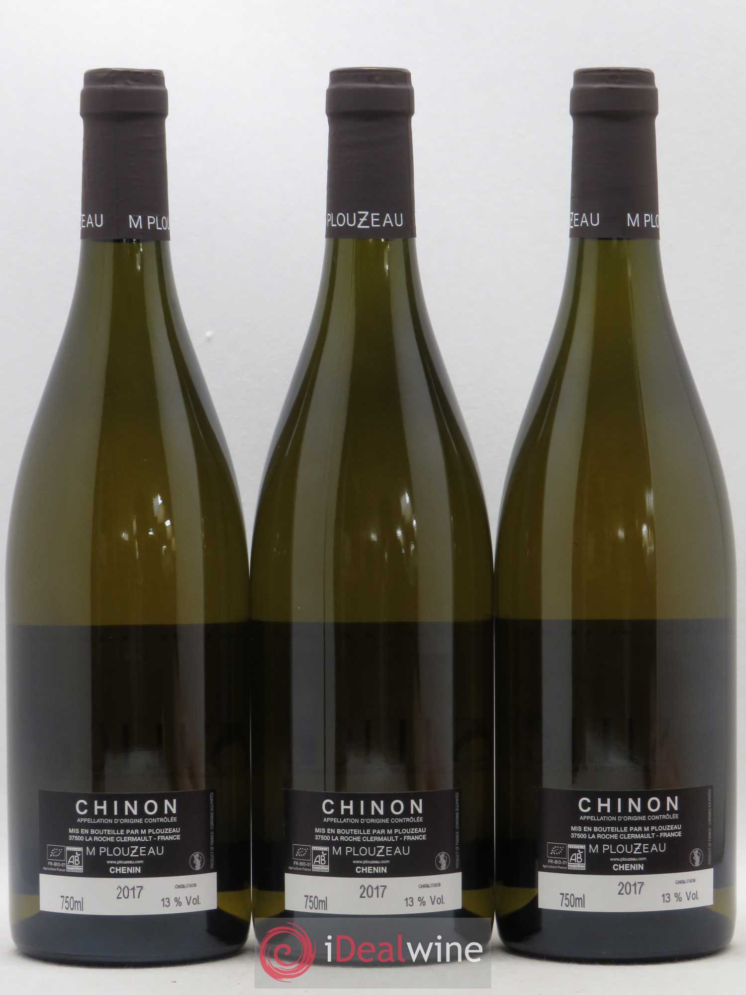 Chinon Silice Château Bonneliere (sans prix de reserve) 2017 - Posten von 3 Flaschen - 1