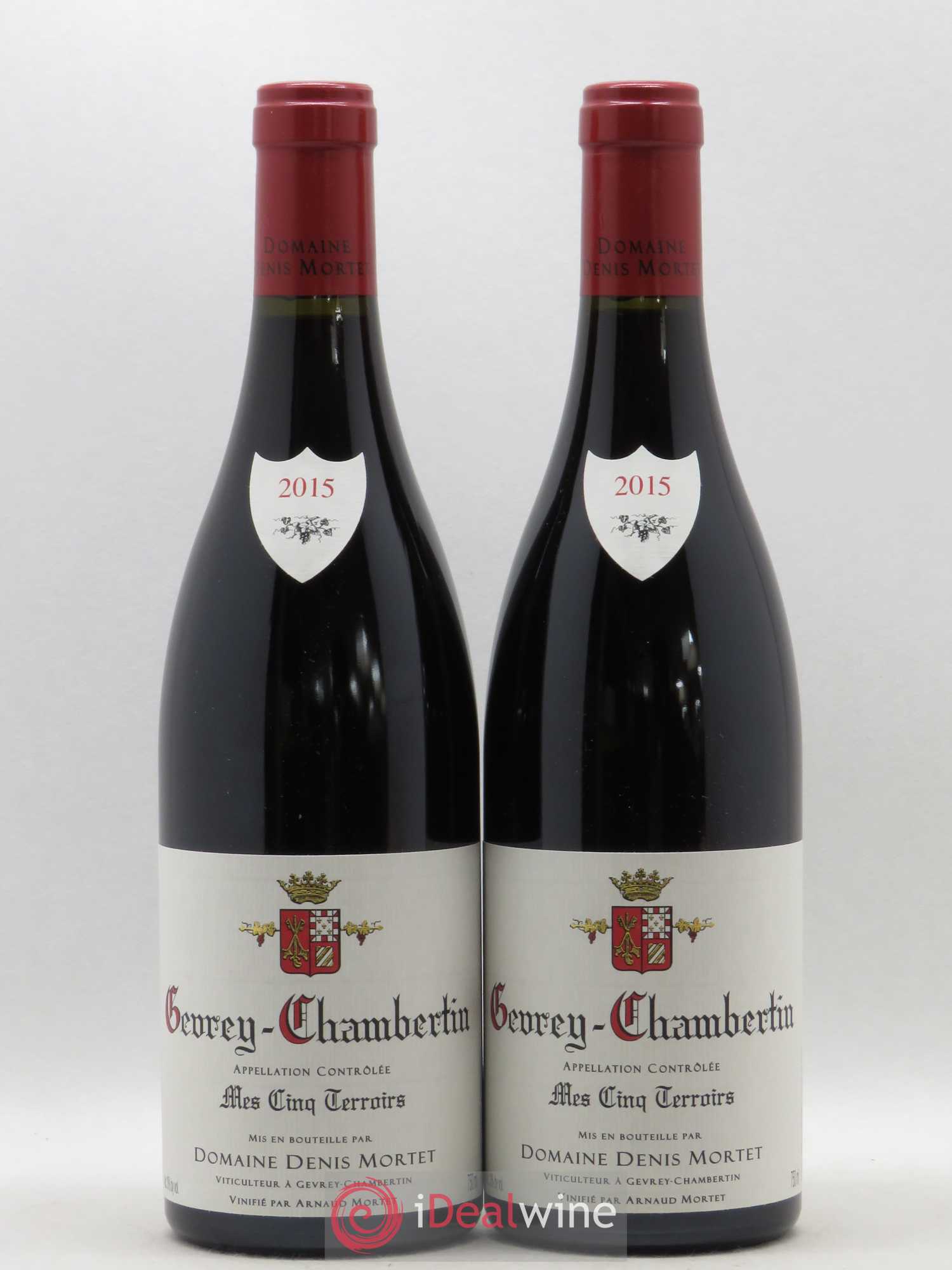 Gevrey-Chambertin Mes Cinq Terroirs Denis Mortet (Domaine) (sans prix de reserve) 2015 - Lot de 2 bouteilles - 0