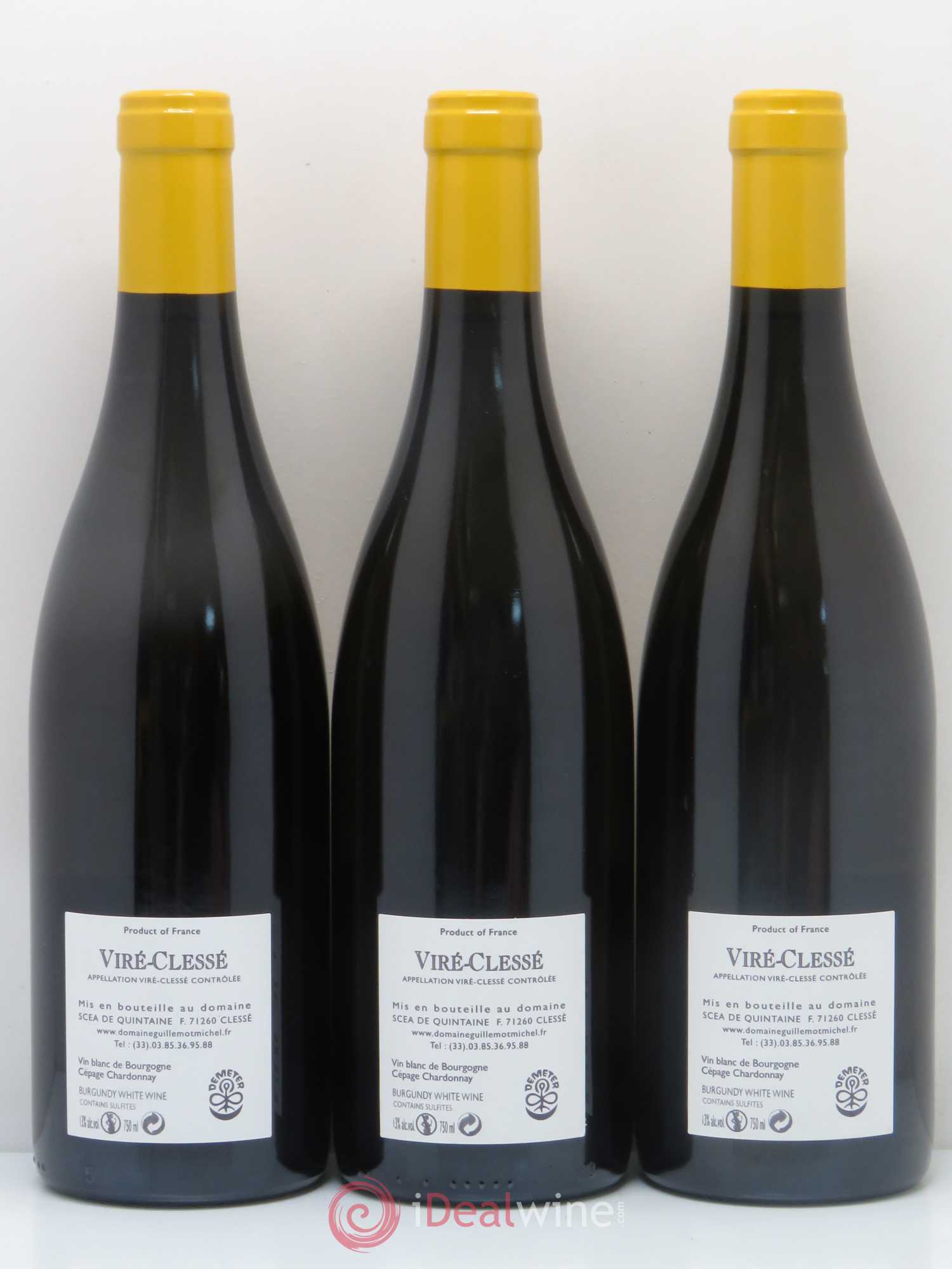 Viré-Clessé Quintaine Domaine Guillemot-Michel 2014 - Lot de 3 bouteilles - 1