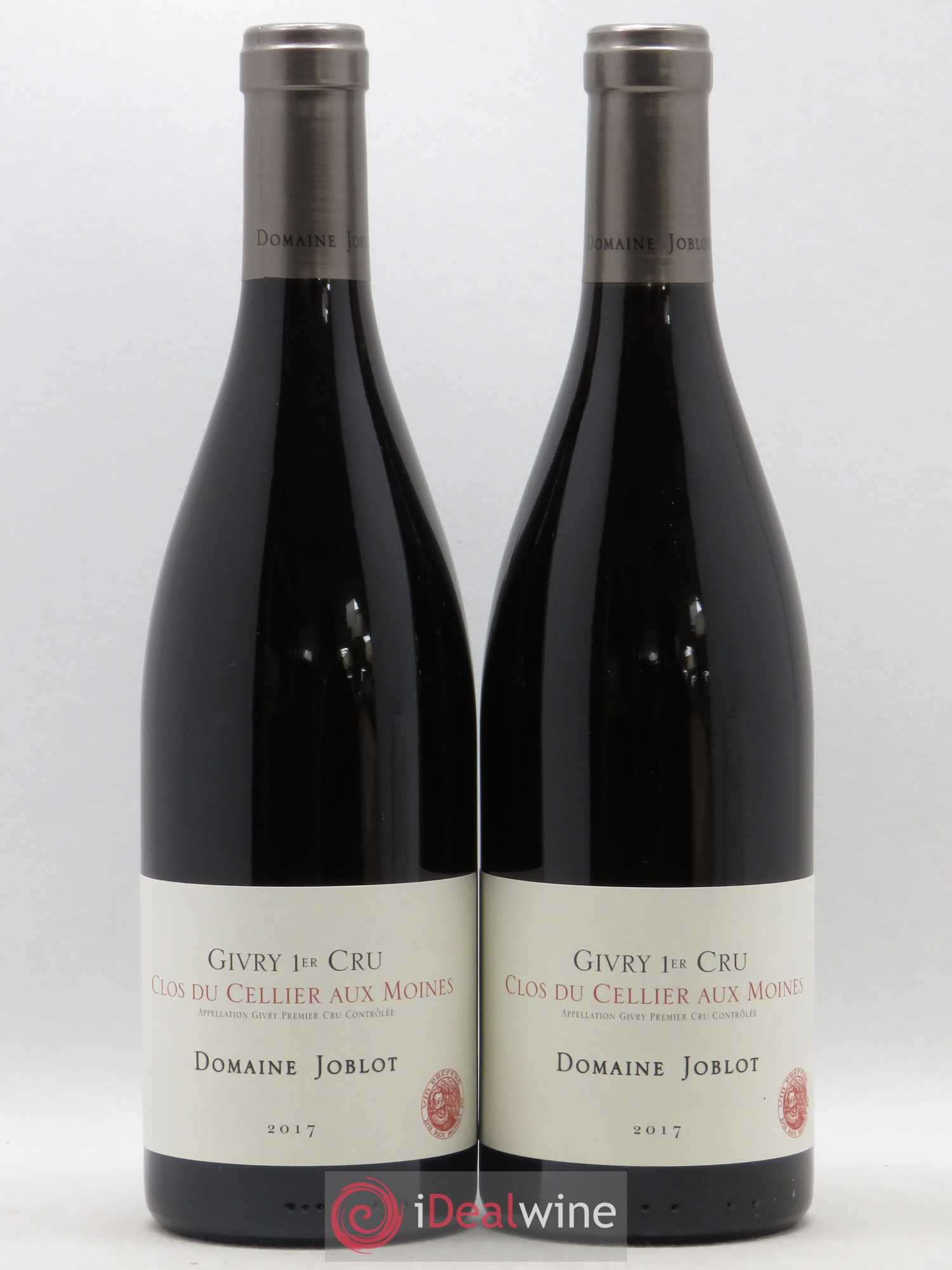 Givry 1er Cru Clos du Cellier aux Moines Joblot (Domaine) (sans prix de reserve) 2017 - Lot de 2 bouteilles - 0