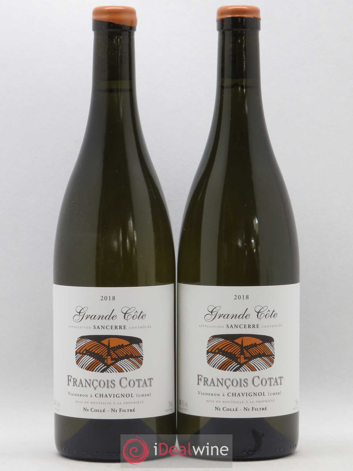 Sancerre La Grande Côte François Cotat 2018 - Posten von 2 Flaschen - 0