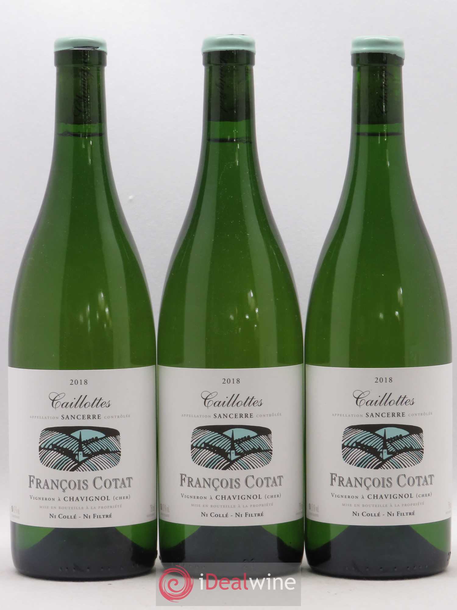 Sancerre Les Caillottes François Cotat 2018 - Posten von 3 Flaschen - 0