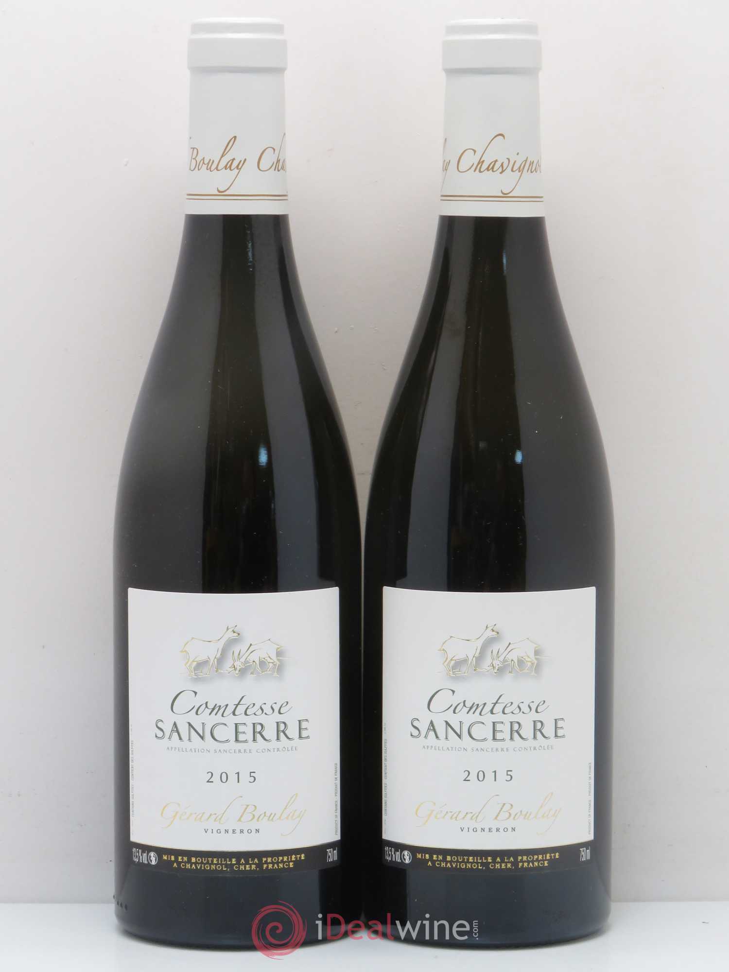 Sancerre Comtesse Gérard Boulay 2015 - Lot de 2 bouteilles - 0