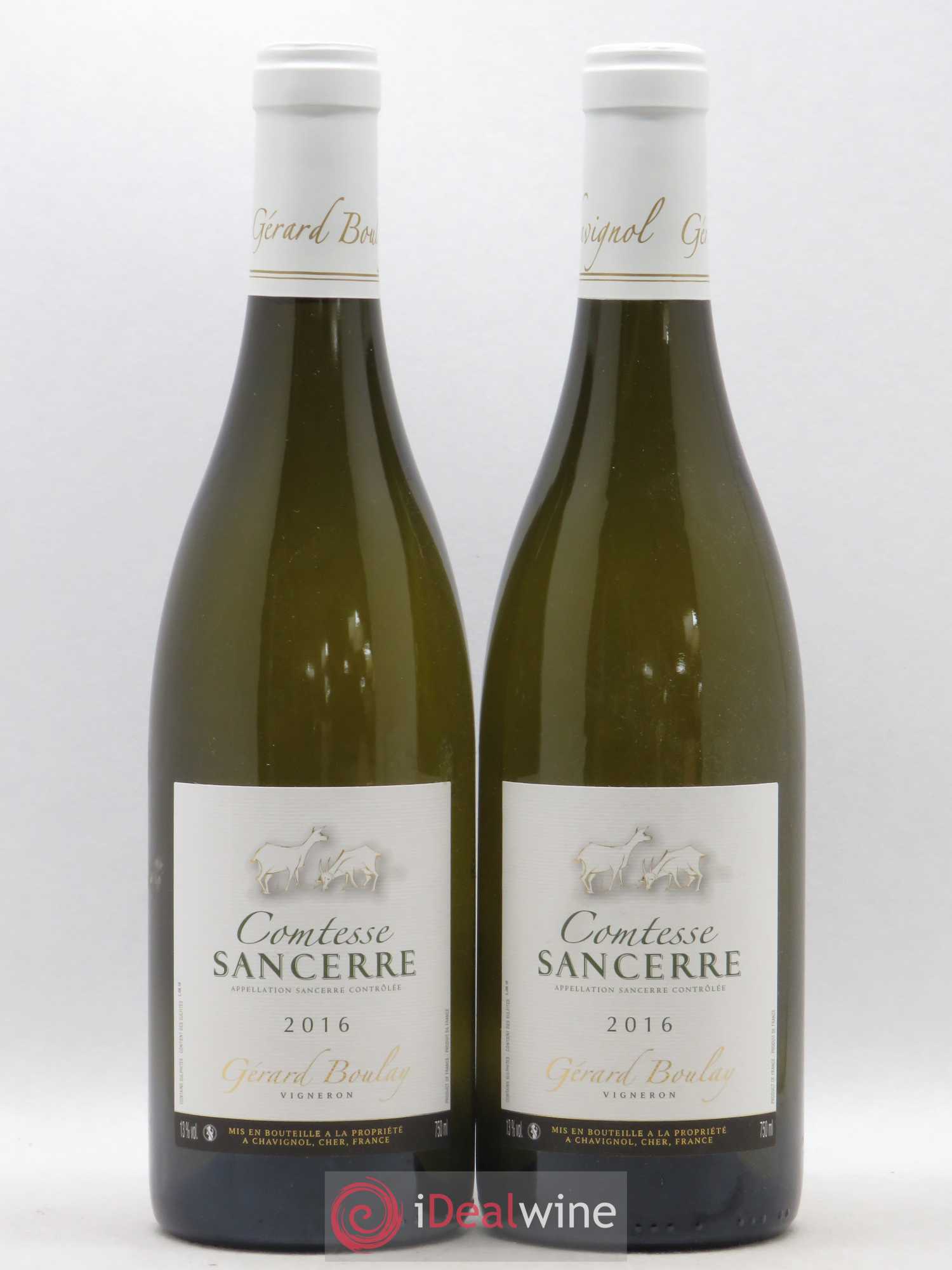 Sancerre Comtesse Gérard Boulay 2016 - Posten von 2 Flaschen - 0