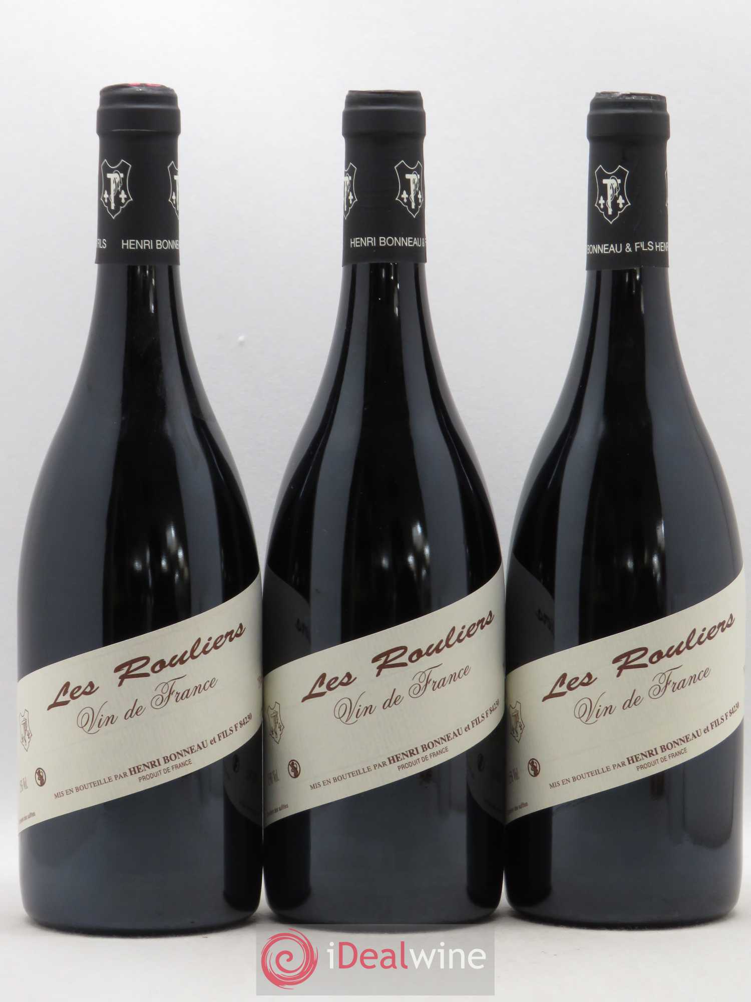 Vin de France Les Rouliers Henri Bonneau & Fils (sans prix de reserve) - Lot de 3 bouteilles - 0