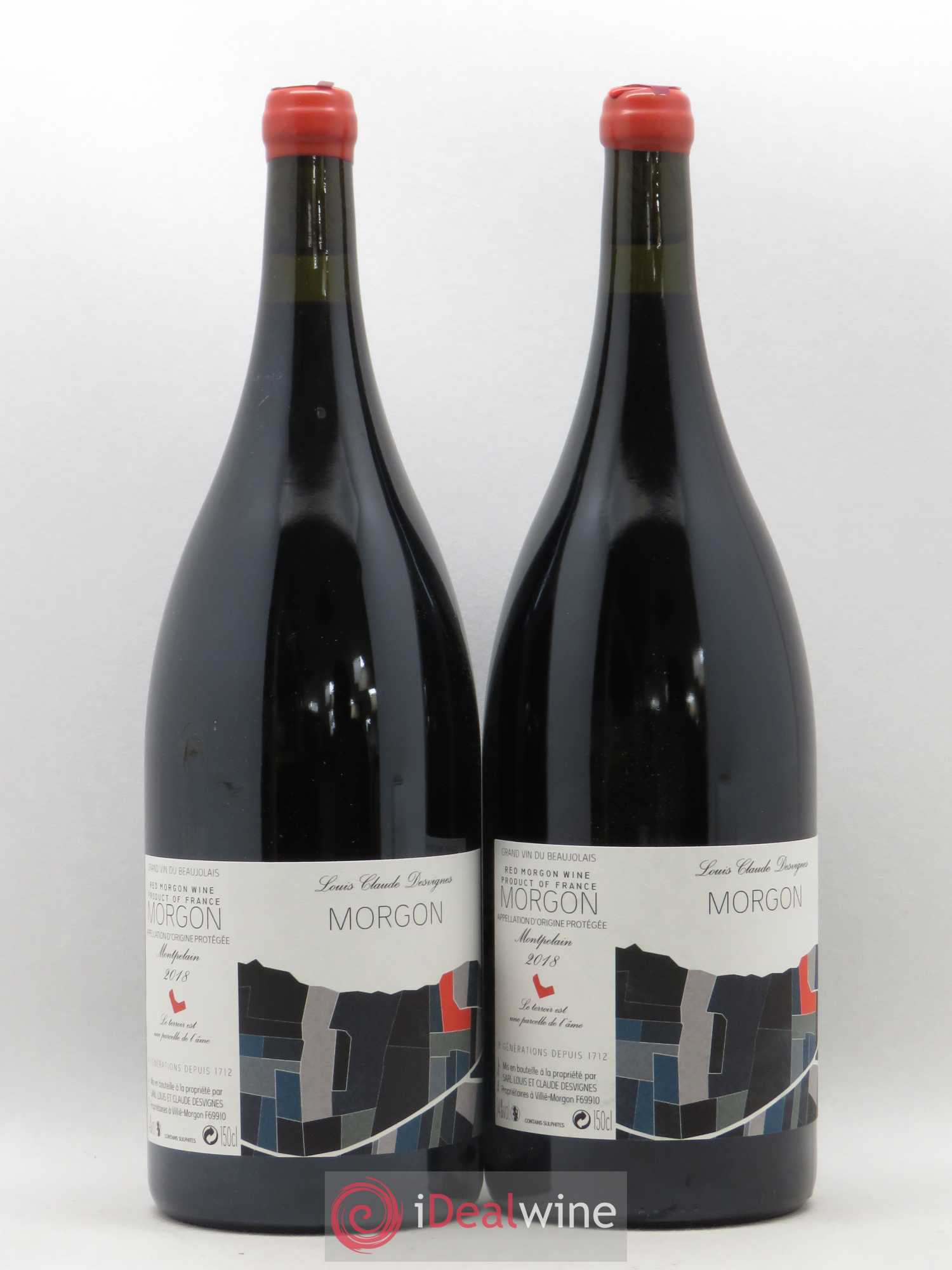 Morgon Montpelain Louis-Claude Desvignes 2018 - Posten von 2 Magnum - 0