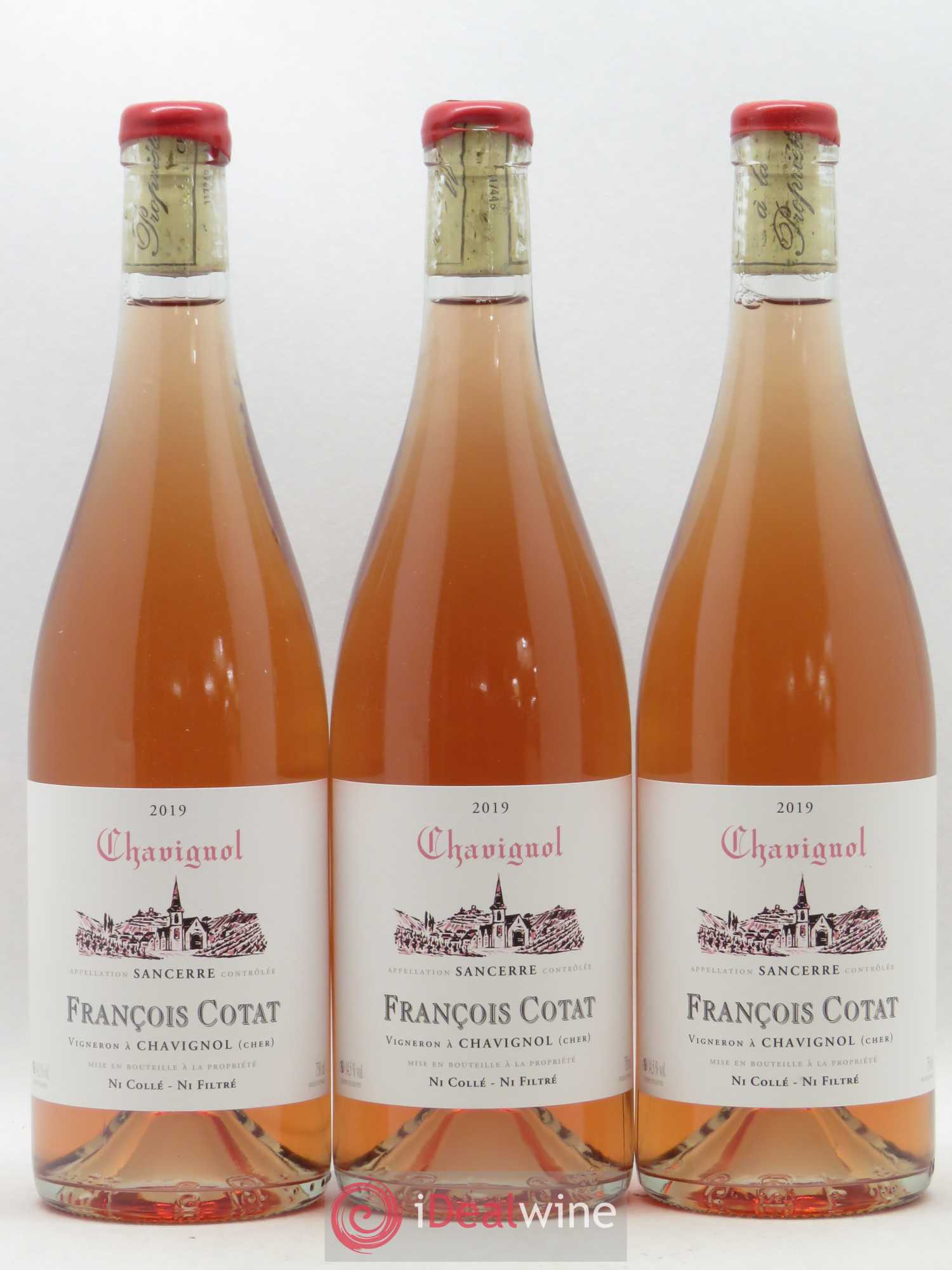 Sancerre François Cotat Chavignol (sans prix de reserve) 2019 - Lotto di 3 bottiglie - 0