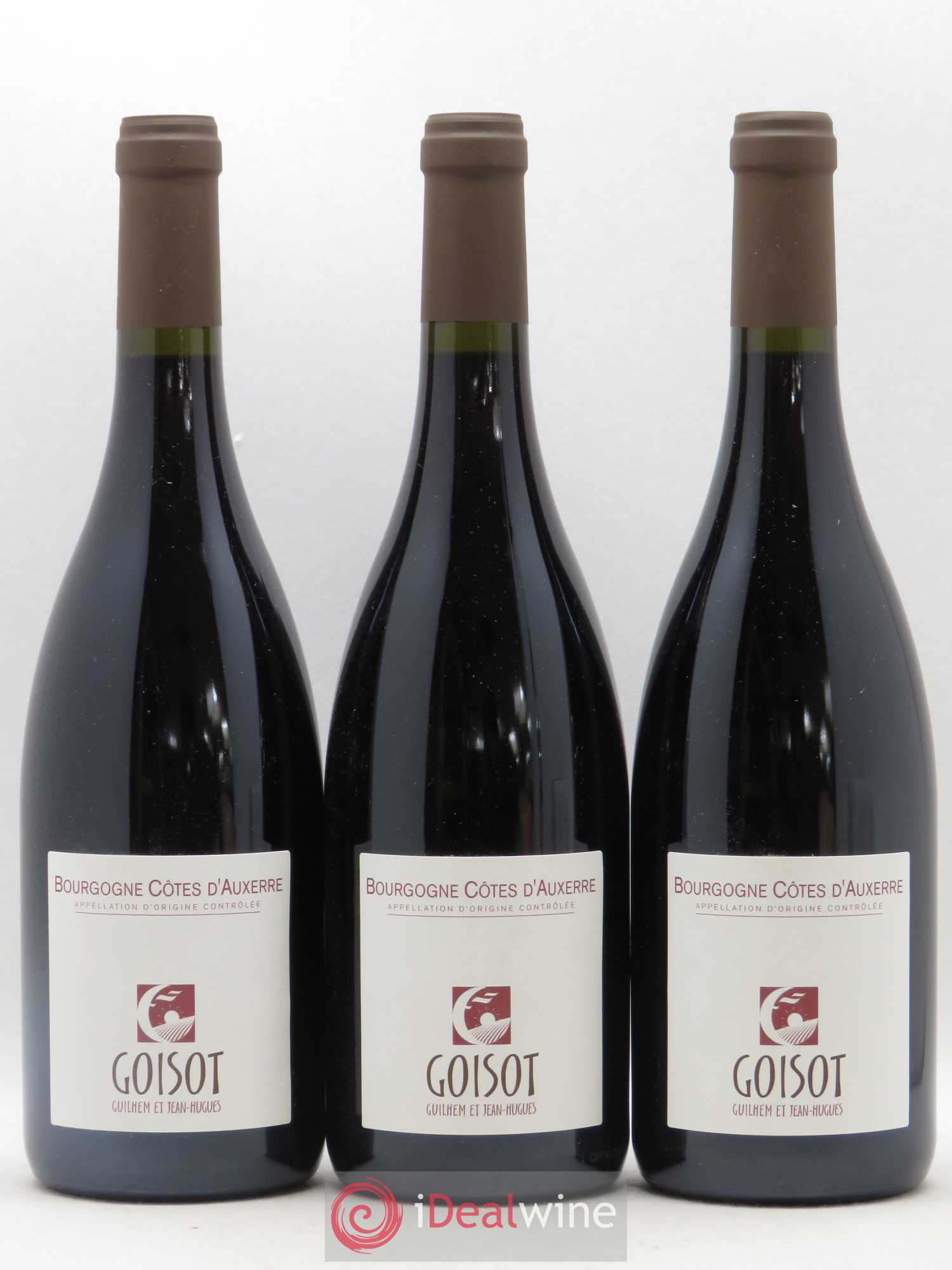 Bourgogne Cotes d'Auxerre Domaine Goisot (sans prix de reserve) 2018 - Posten von 3 Flaschen - 0