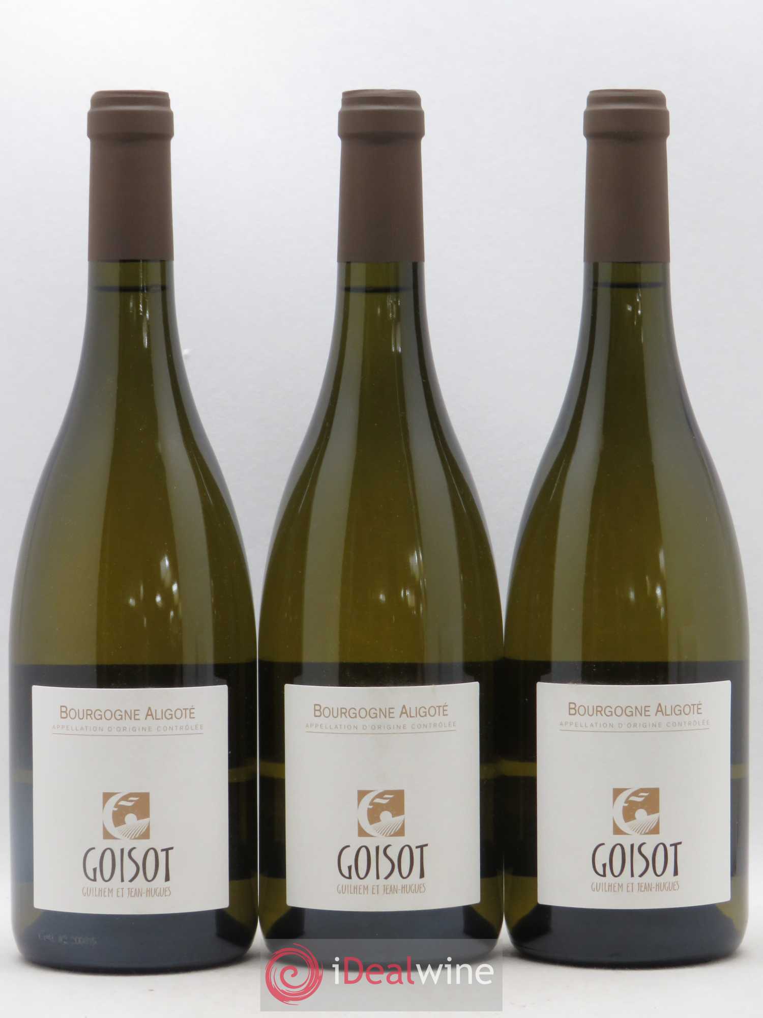 Bourgogne aligoté Domaine Goisot (sans prix de reserve) 2018 - Posten von 3 Flaschen - 0