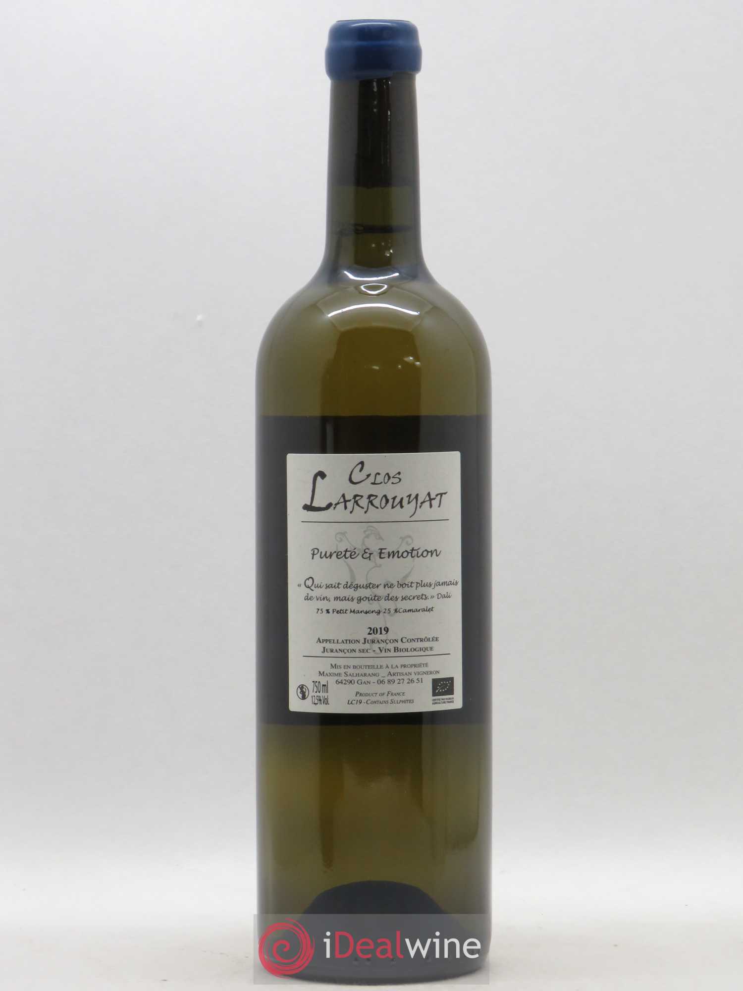Jurançon Comete Clos Larrouyat Sec (sans prix de reserve) 2019 - Posten von 1 Flasche - 1