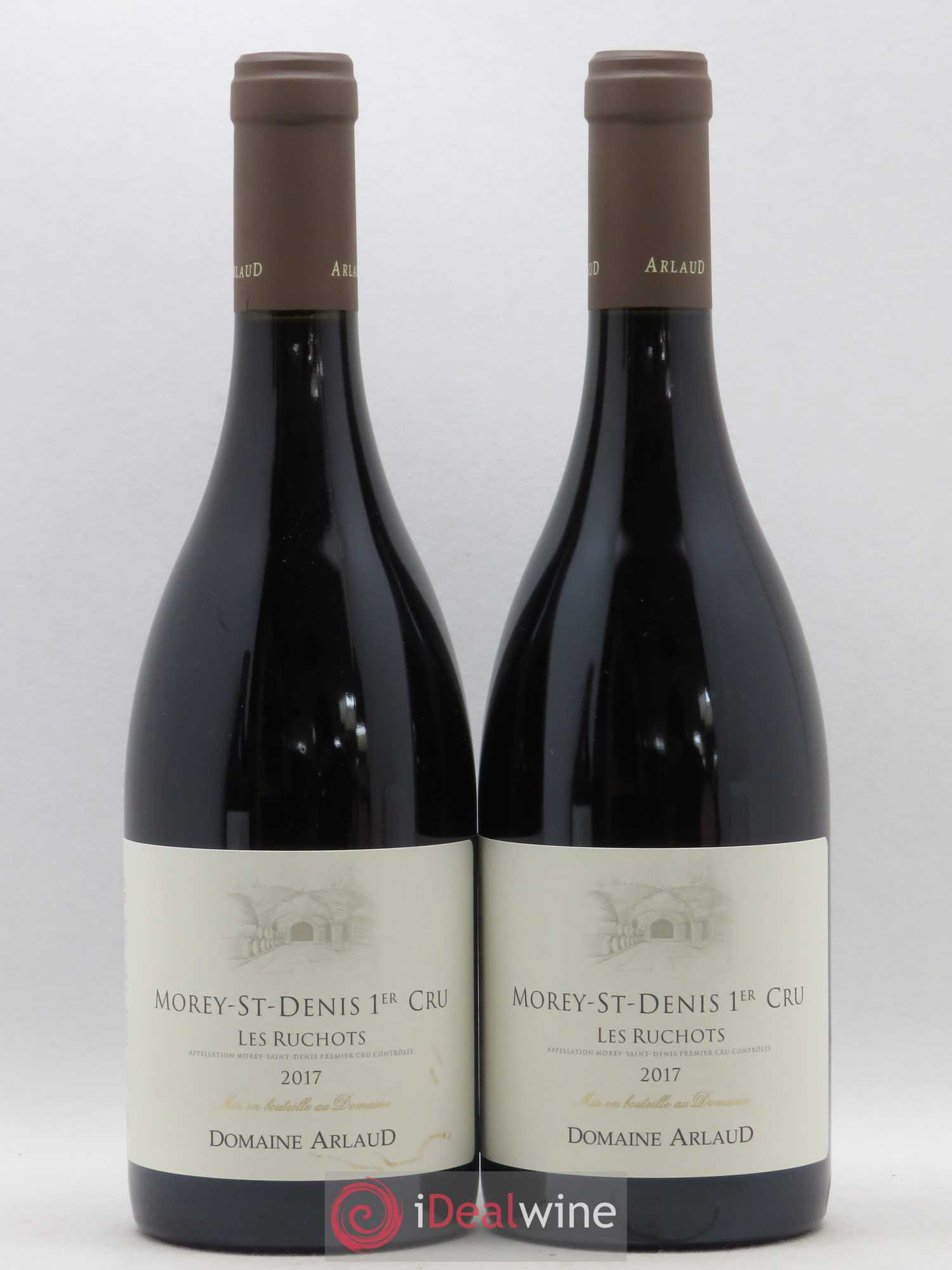 Morey-Saint-Denis 1er Cru Les Ruchots Arlaud 2017 - Posten von 2 Flaschen - 0
