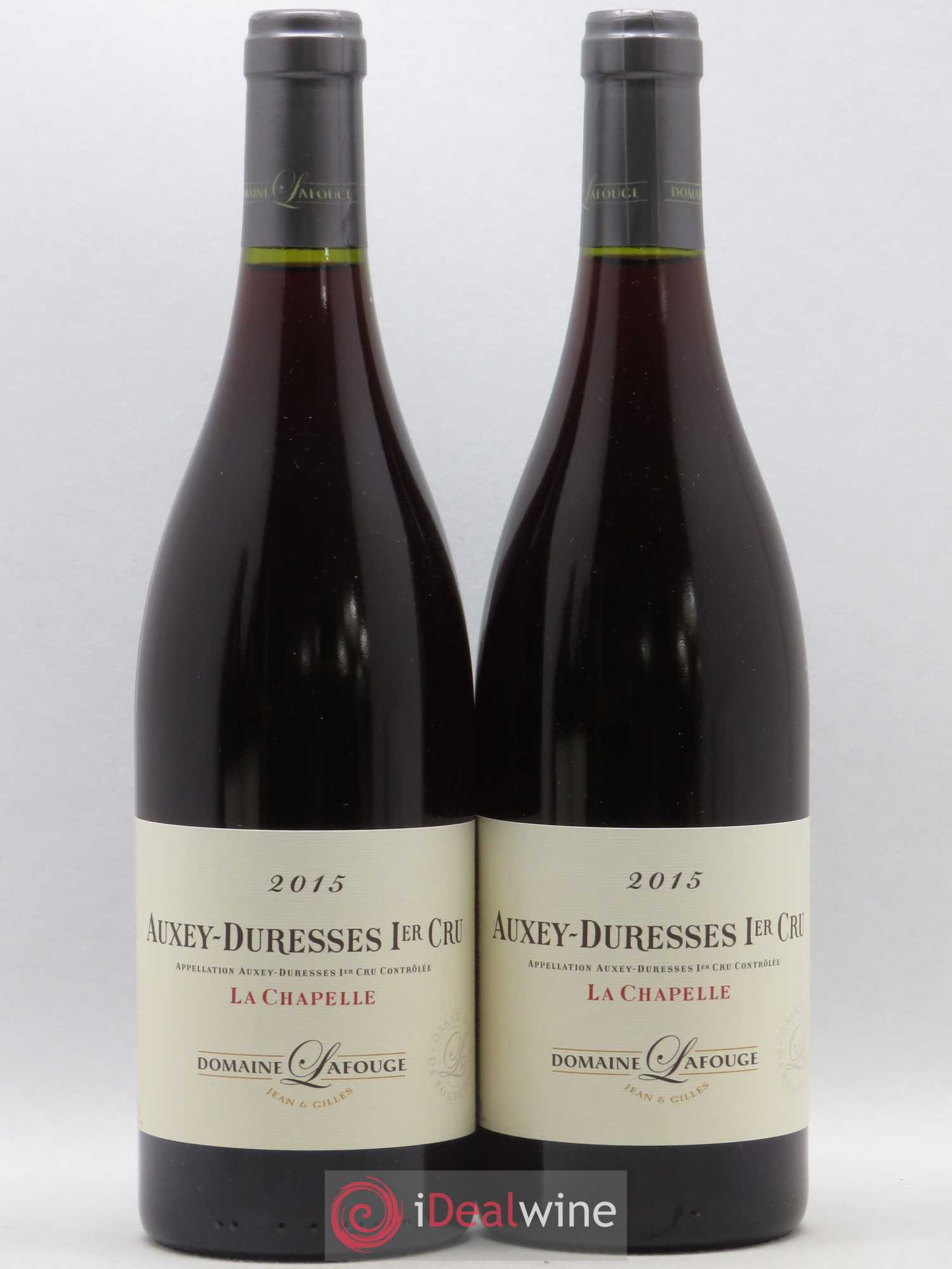 Auxey-Duresses 1er Cru La Chapelle Domaine Lafouge (sans prix de reserve) 2015 - Lotto di 2 bottiglie - 0