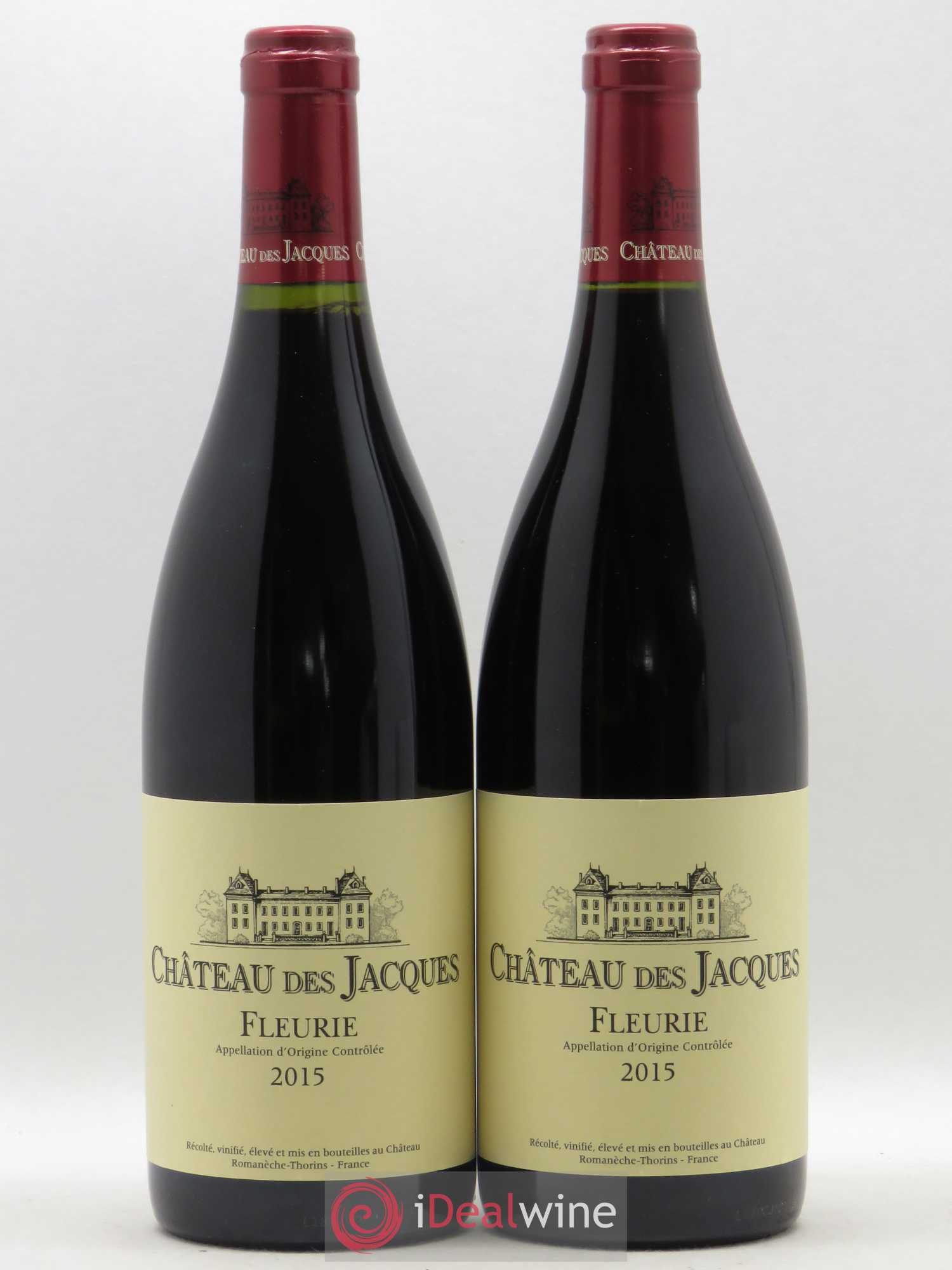 Fleurie Château des Jacques (sans prix de reserve) 2015 - Posten von 2 Flaschen - 0