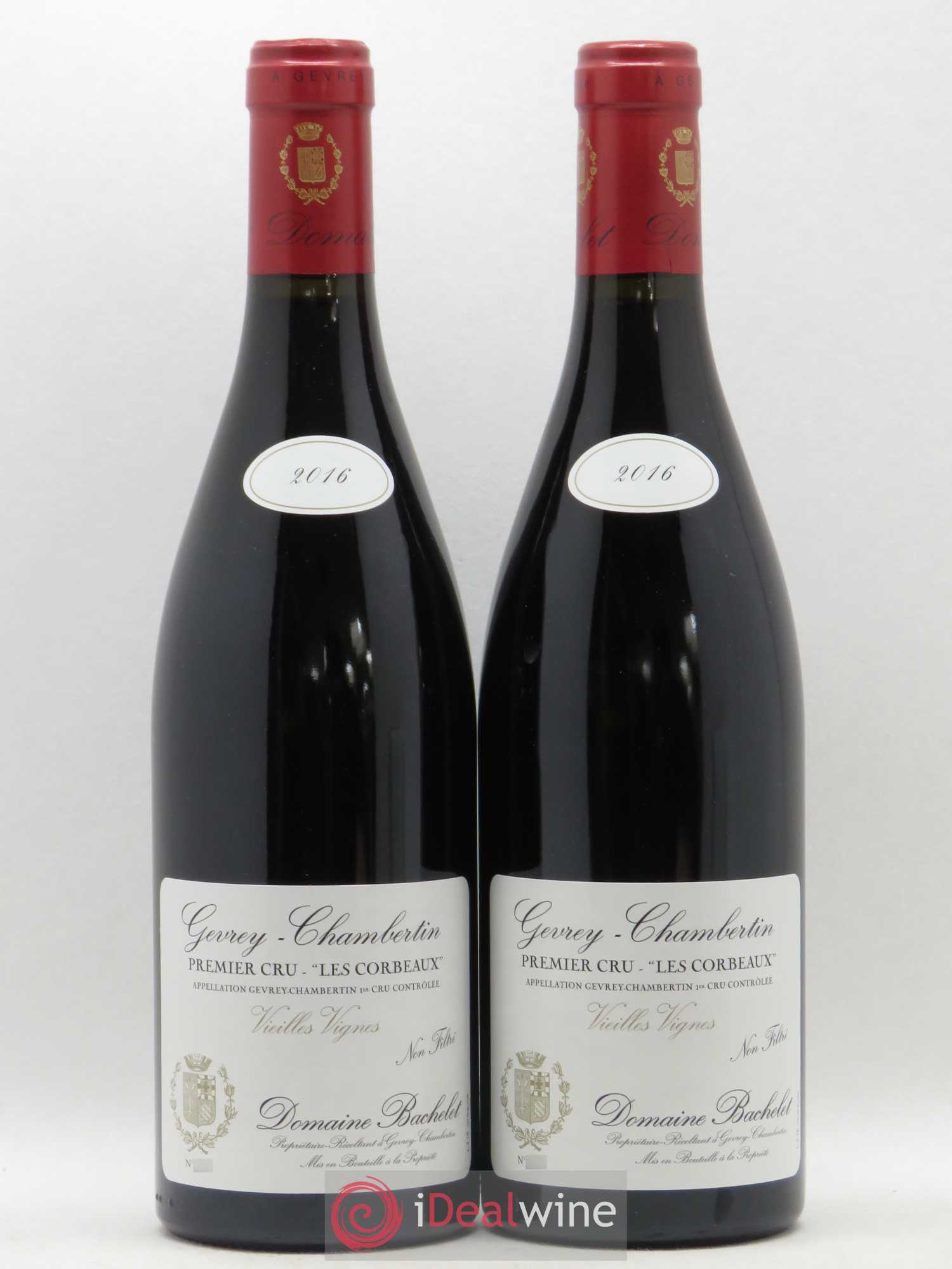 Gevrey-Chambertin 1er Cru Les Corbeaux Vieilles Vignes Denis Bachelet (Domaine) (sans prix de reserve) 2016 - Lot de 2 bouteilles - 0