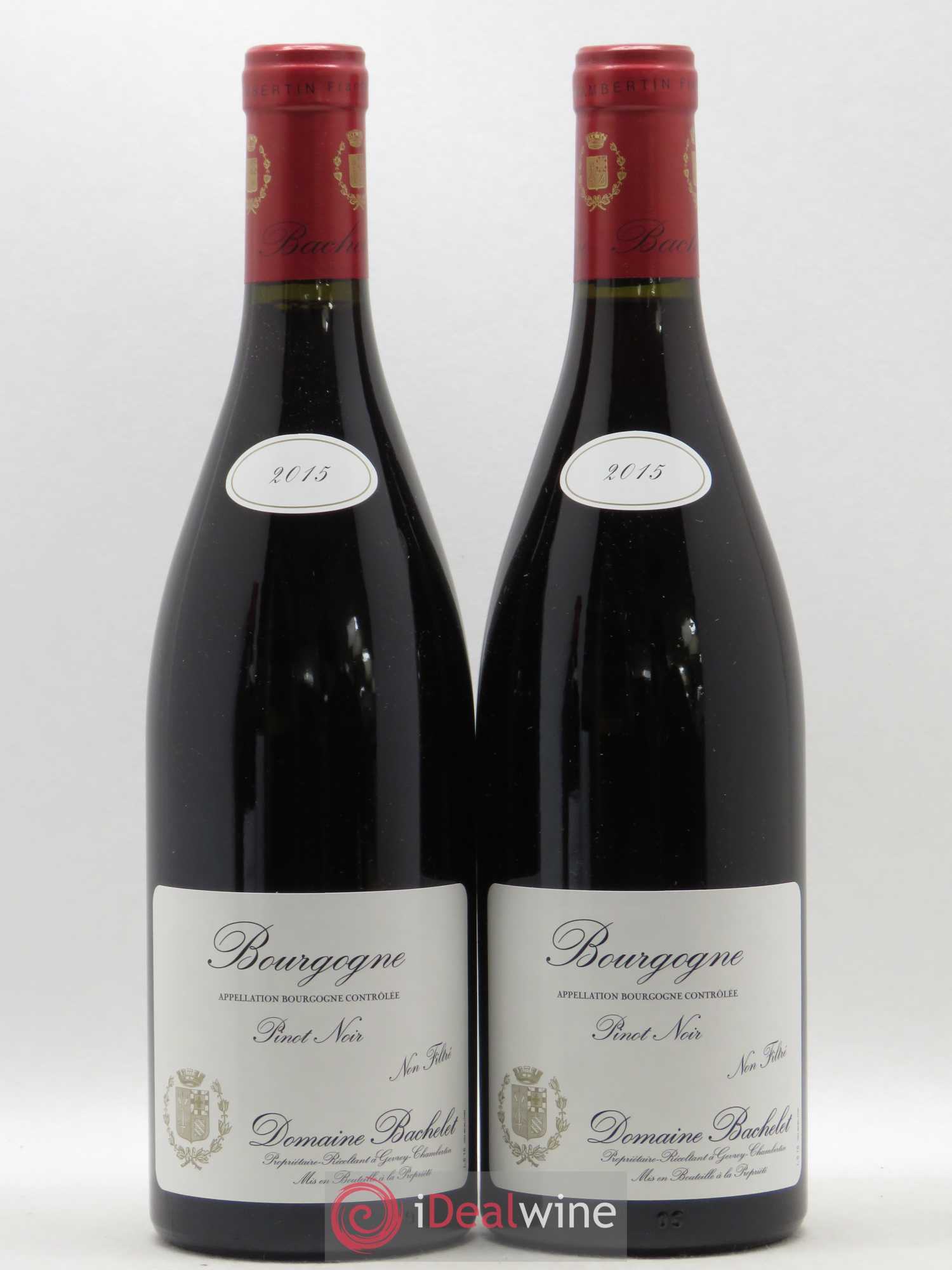 Bourgogne Denis Bachelet (Domaine) (sans prix de reserve) 2015 - Lot de 2 bouteilles - 0