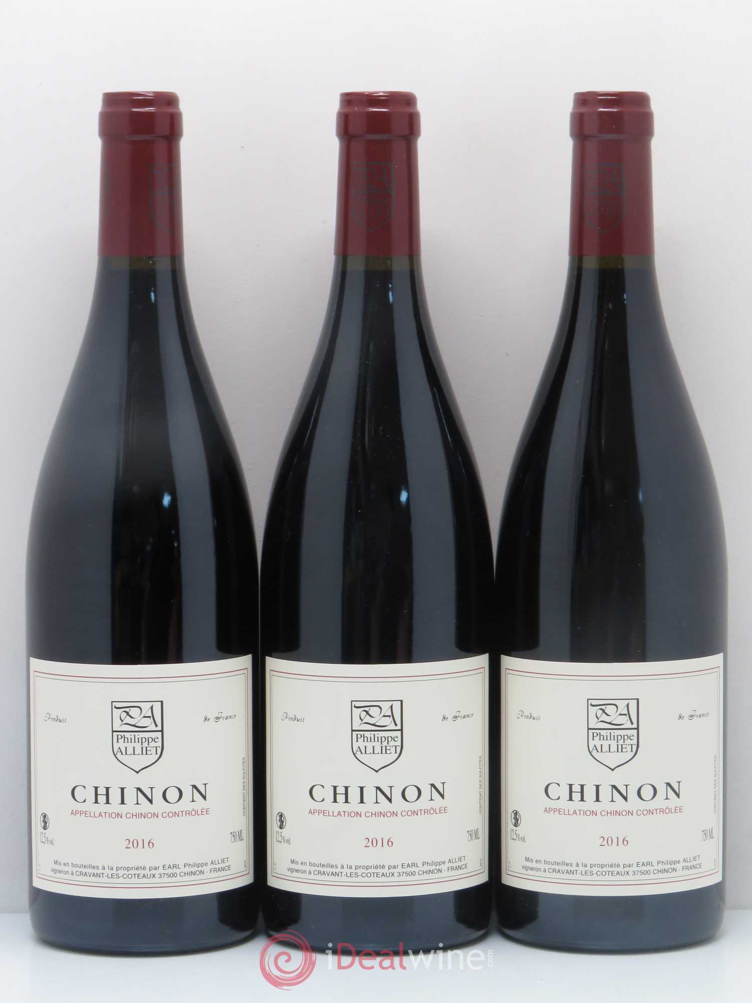 Chinon Philippe Alliet Tradition (sans prix de réserve) 2016 - Posten von 6 Flaschen - 2