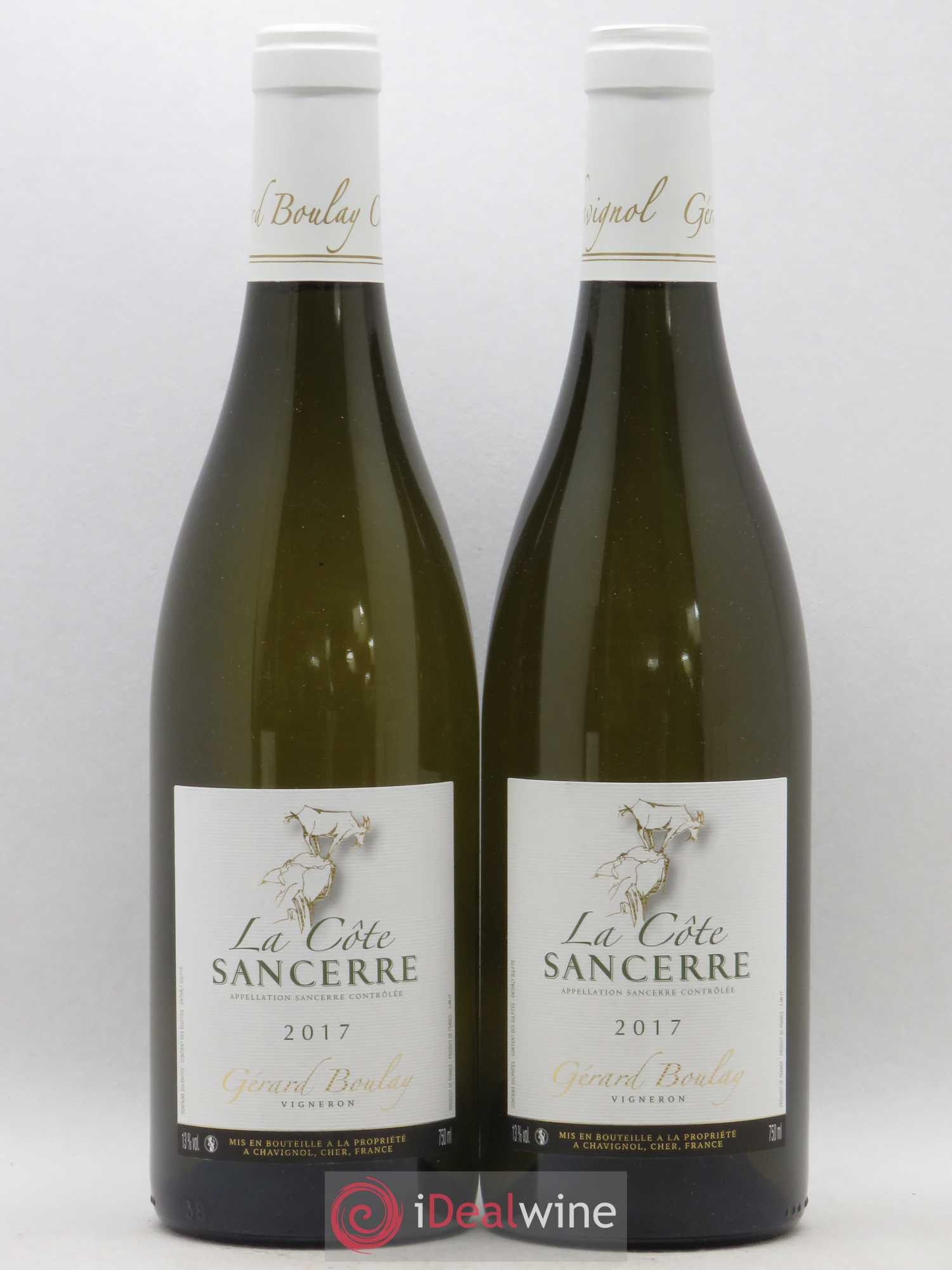 Sancerre La Côte Gérard Boulay 2017 - Posten von 2 Flaschen - 0