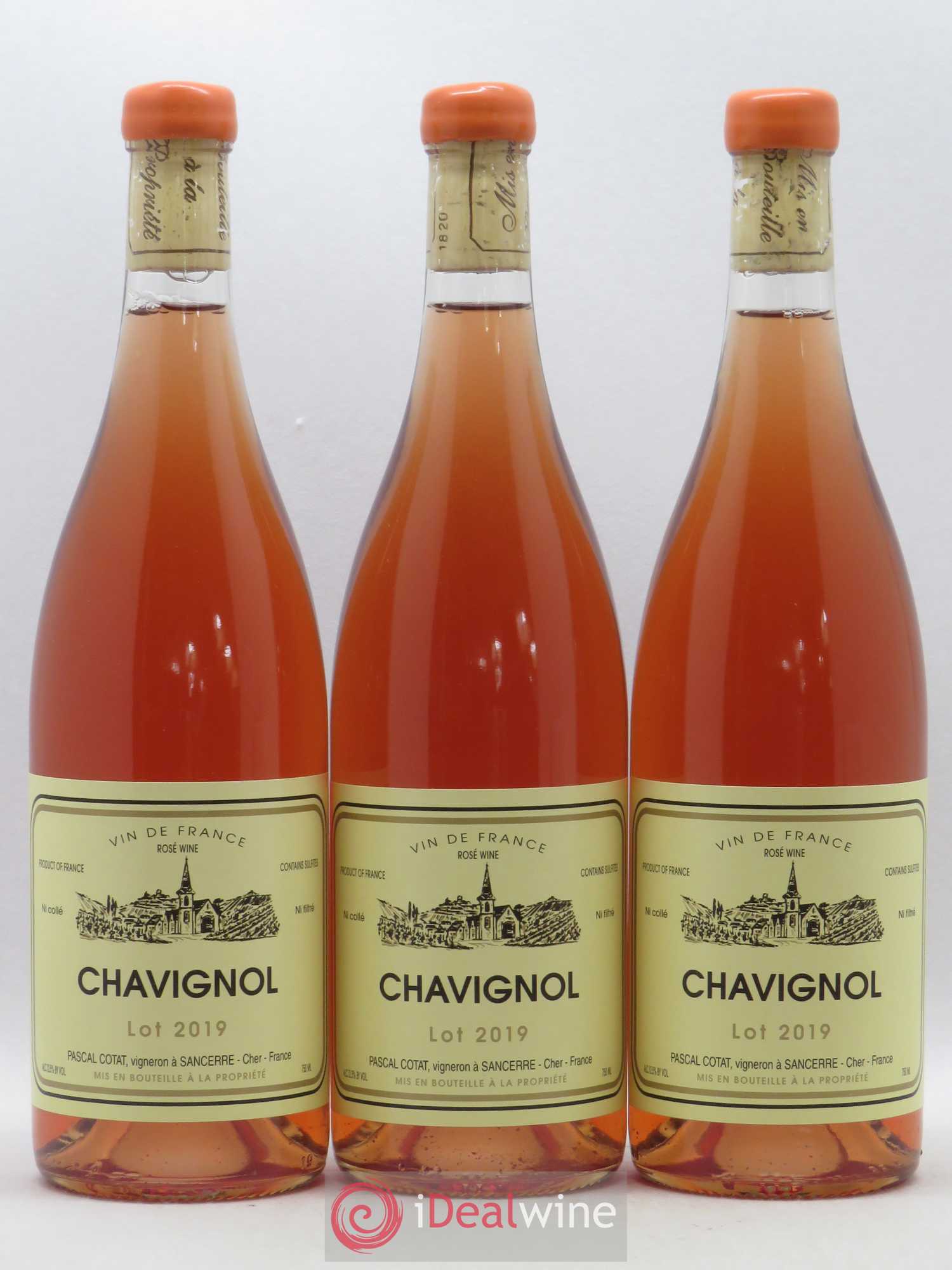 Vin de France Chavignol Pascal Cotat (sans prix de reserve) 2019 - Lotto di 3 bottiglie - 0