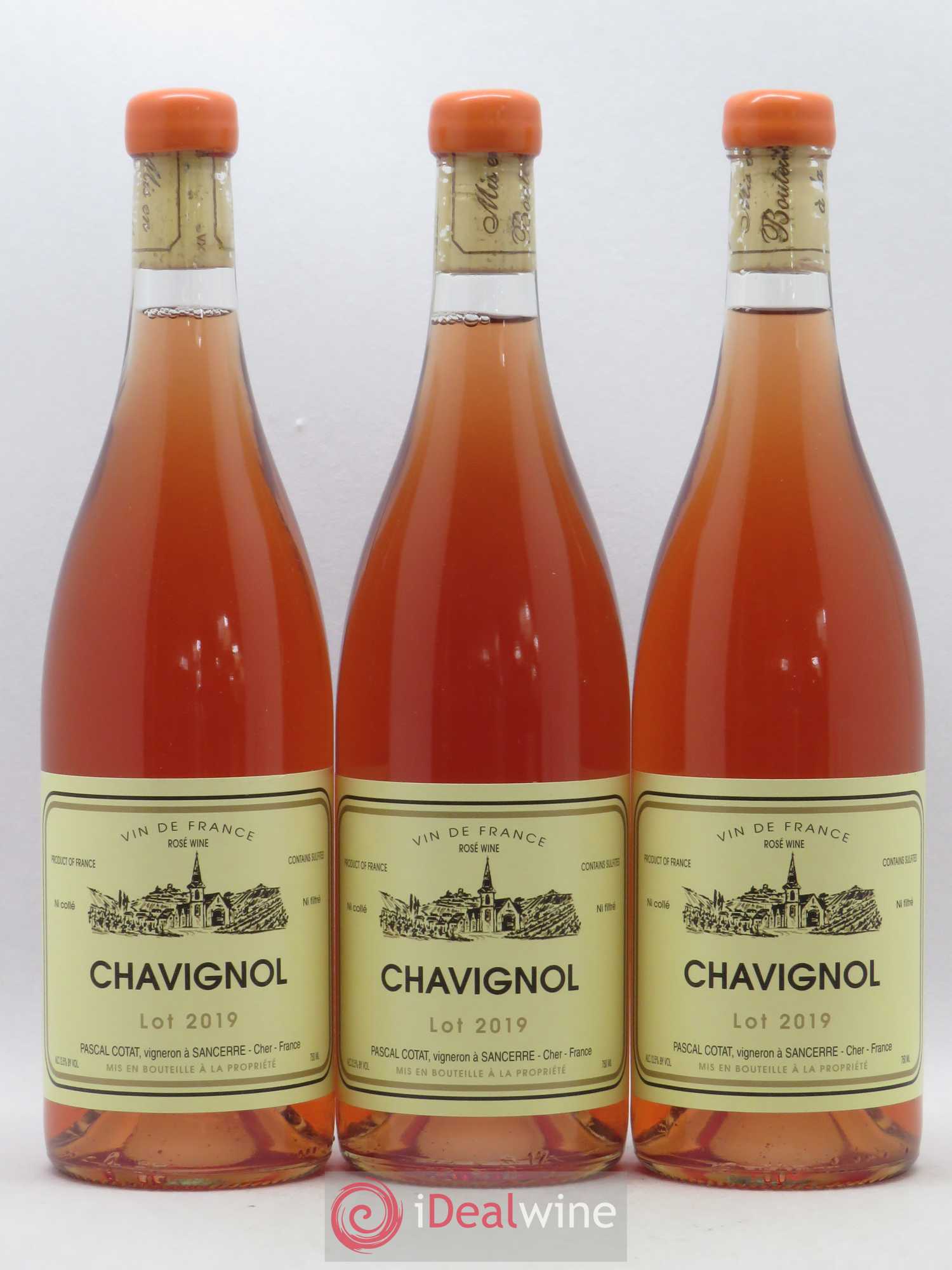 Vin de France Chavignol Pascal Cotat (sans prix de reserve) 2019 - Lotto di 3 bottiglie - 0