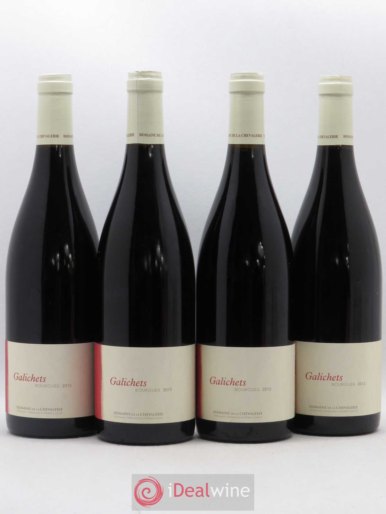 Bourgueil Galichets Domaine de la Chevalerie (sans prix de reserve) 2015 - Lot de 4 bouteilles - 0