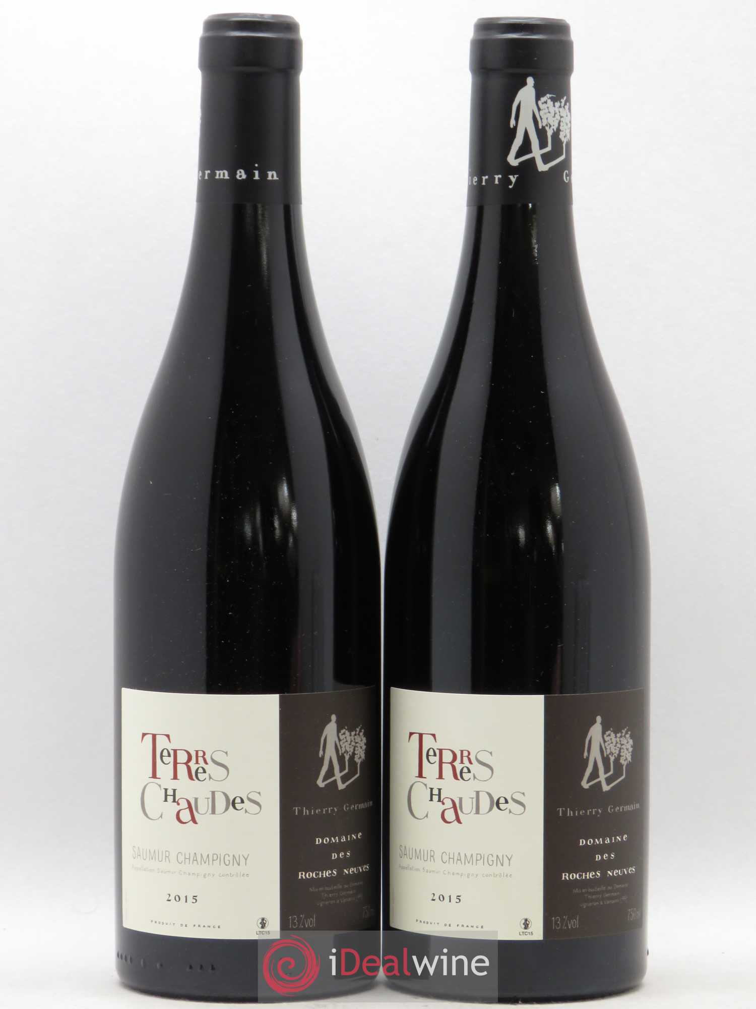 Saumur-Champigny Terres Chaudes Domaine des Roches Neuves - Thierry Germain (sans prix de reserve) 2015 - Lot de 2 bouteilles - 0