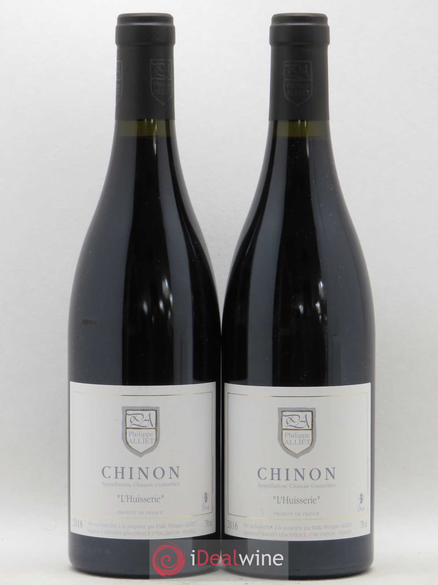 Chinon L'Huisserie Philippe Alliet (sans prix de reserve) 2016 - Lot de 2 bouteilles - 0