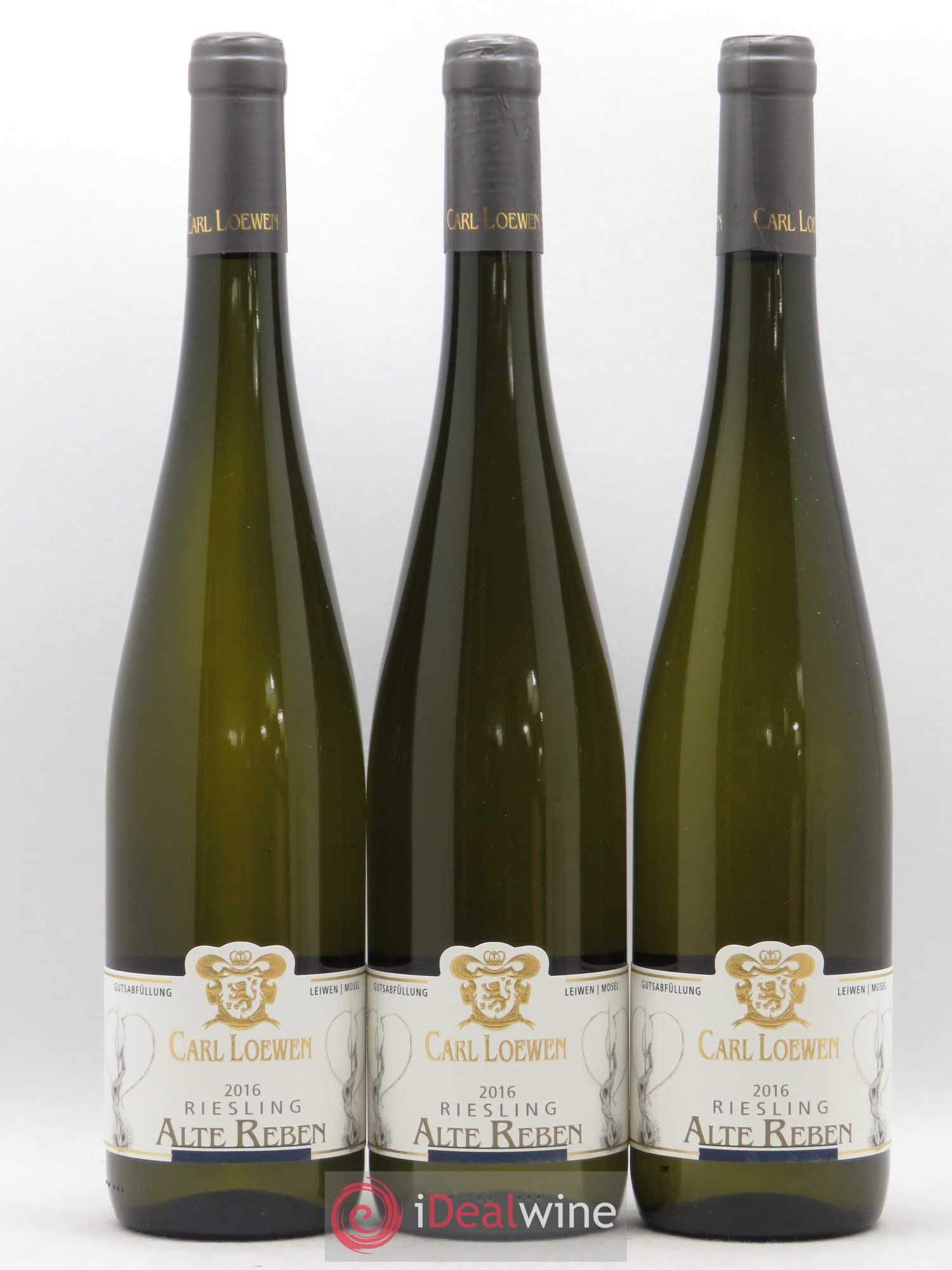 Allemagne Mosel-Saar Riesling Alte Reben Carl Loewen (sans prix de reserve) 2016 - Lotto di 3 bottiglie - 0