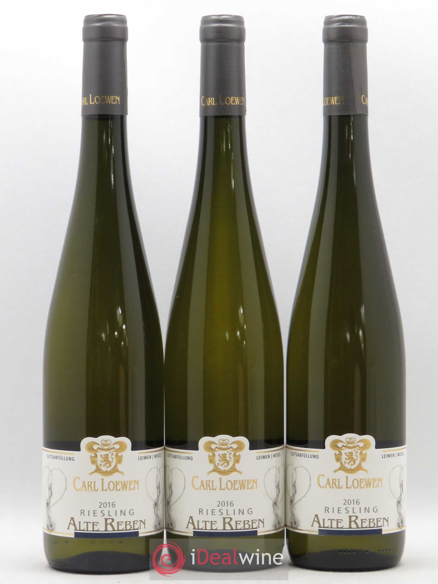 Allemagne Mosel-Saar Riesling Alte Reben Carl Loewen (sans prix de reserve) 2016 - Posten von 3 Flaschen - 0
