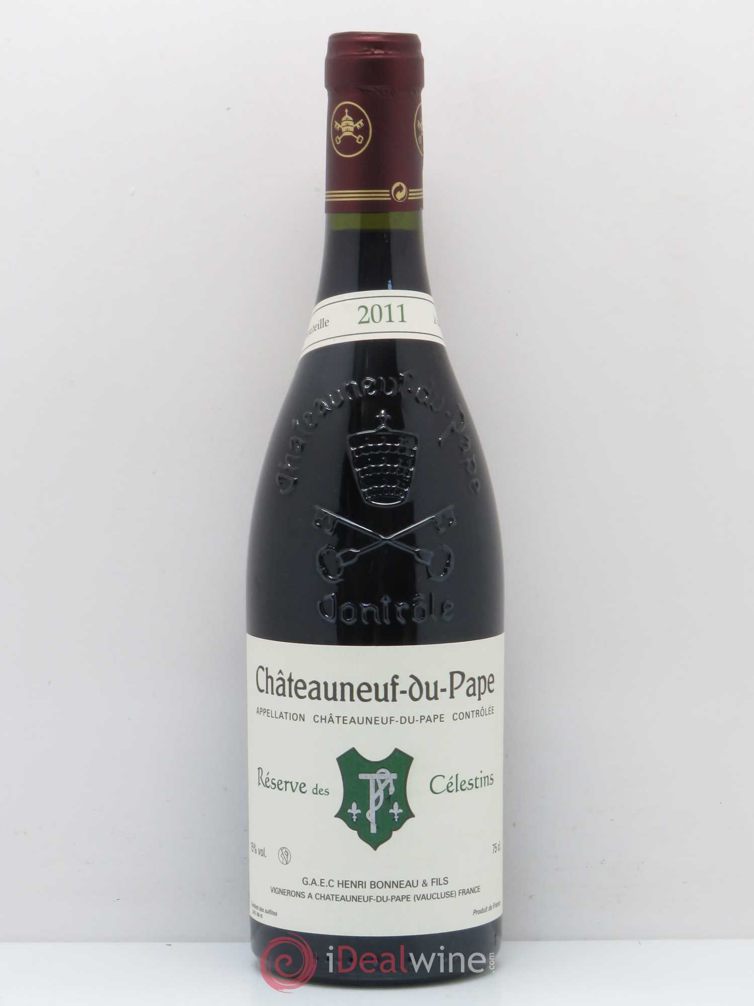 Châteauneuf-du-Pape Réserve des Célestins Henri Bonneau & Fils 2011 - Lot de 1 bouteille - 0