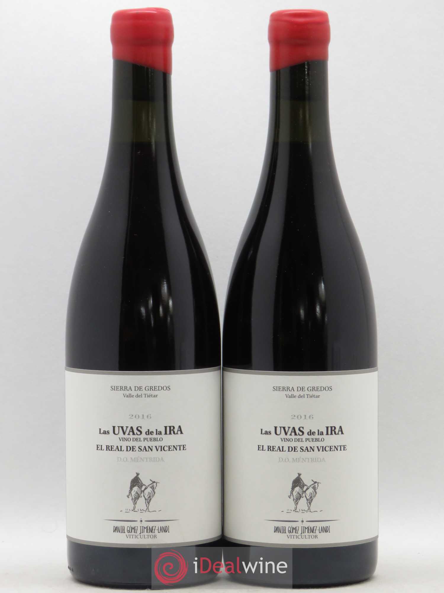 Méntrida Las Uvas de la Ira Daniel Jimenez-Landi (sans prix de reserve) 2016 - Posten von 2 Flaschen - 0
