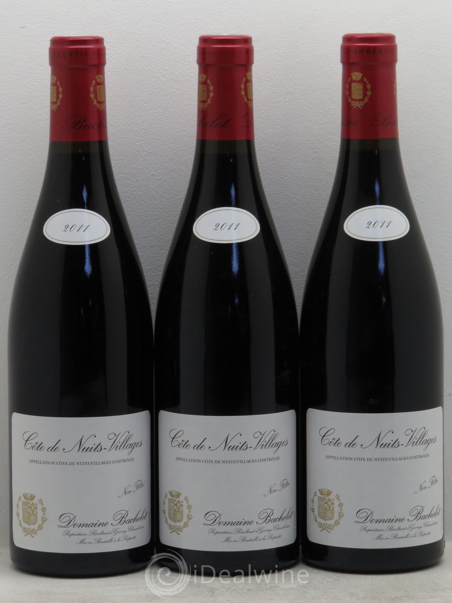 Côte de Nuits-Villages Denis Bachelet 2011 - Lot de 3 bouteilles - 0