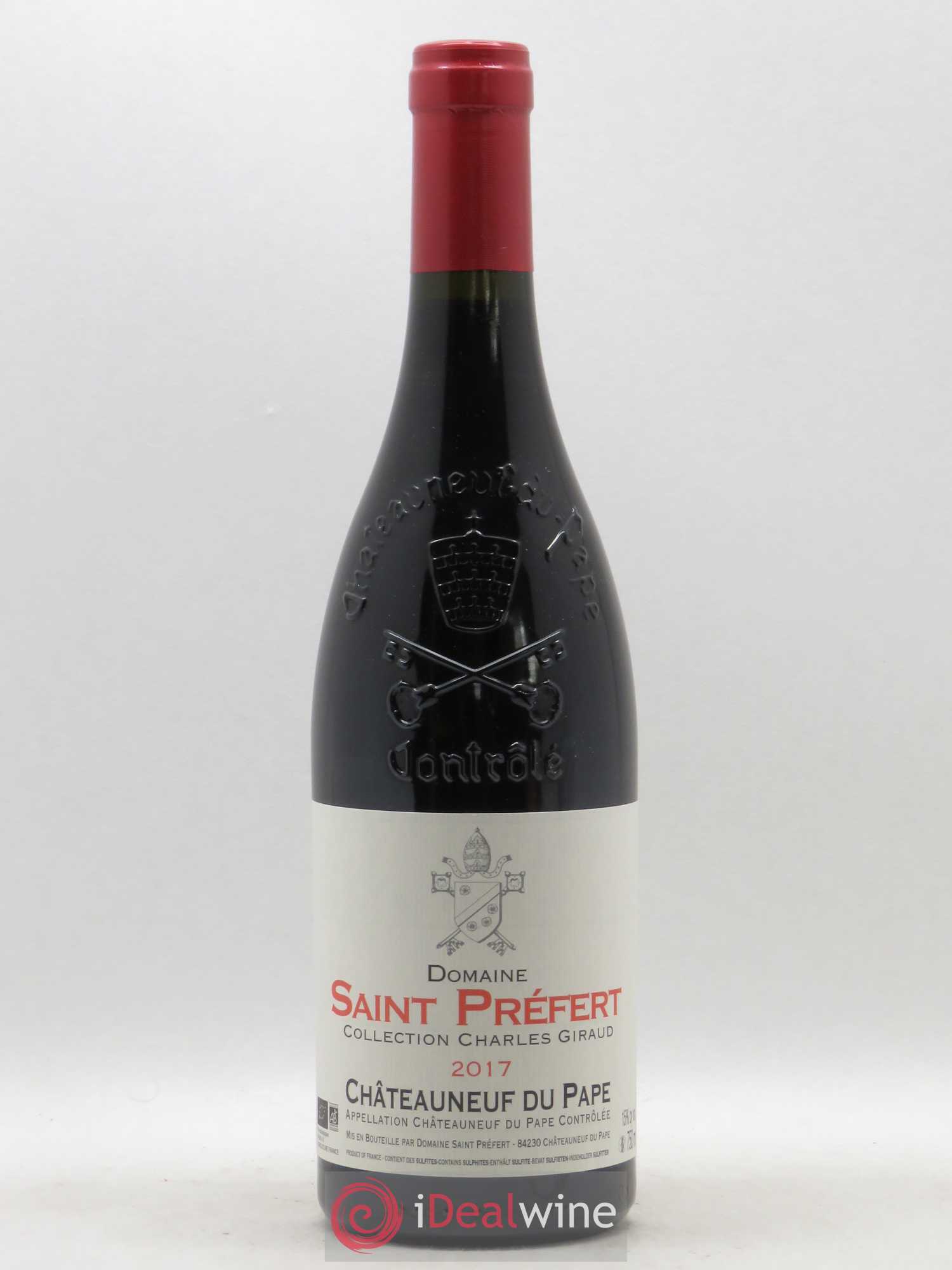 Châteauneuf-du-Pape Collection Charles Giraud Domaine Saint-Préfert (sans prix de reserve) 2017 - Lot de 1 bouteille - 0