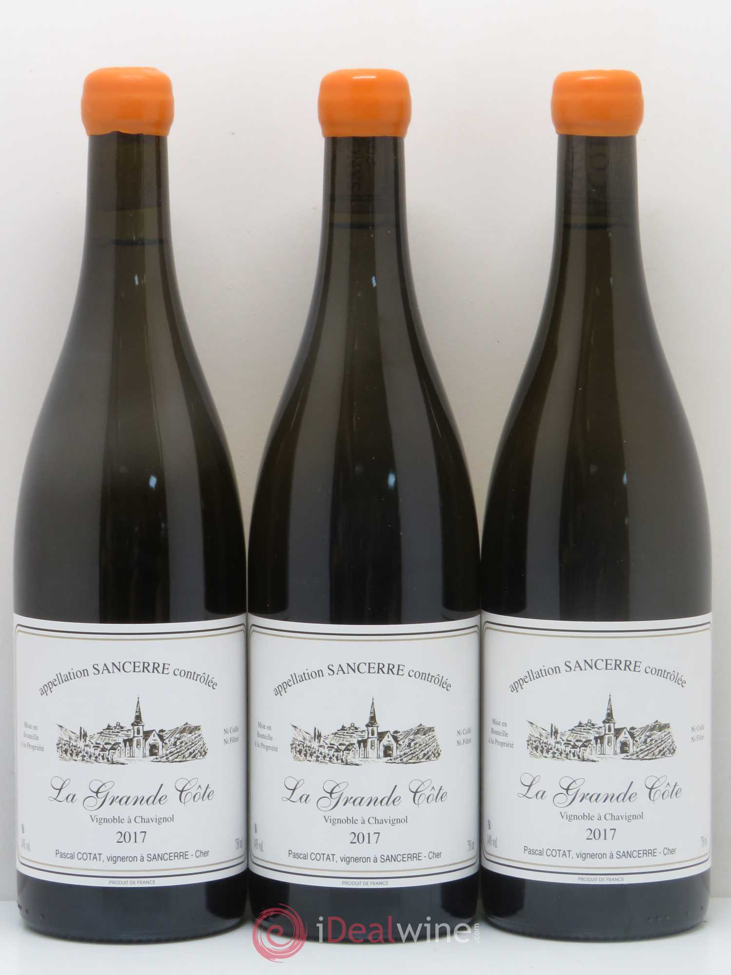 Sancerre La Grande Côte Pascal Cotat 2017 - Lot de 3 bouteilles - 0
