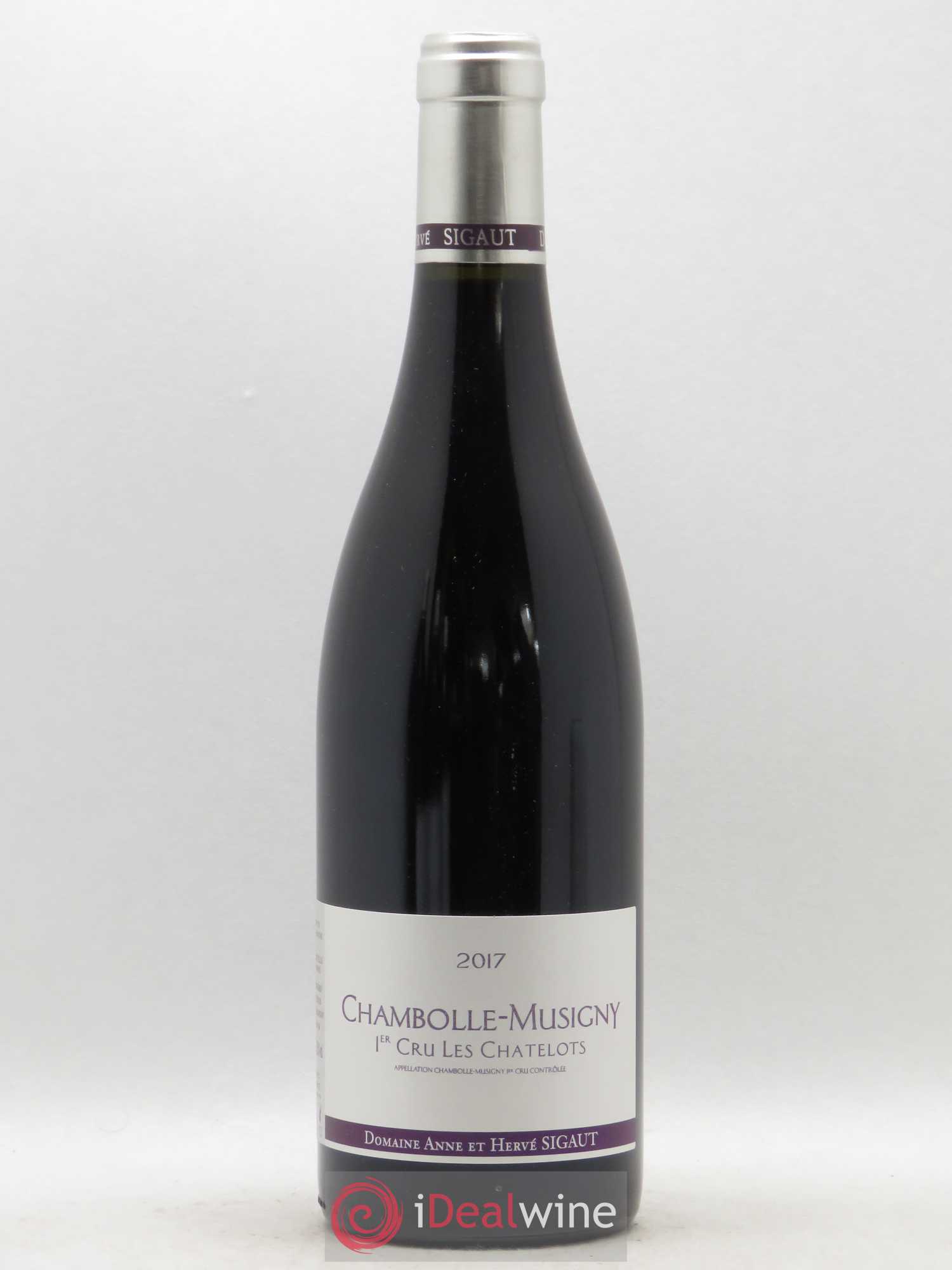 Chambolle-Musigny 1er Cru Les Chatelots Anne et Hervé Sigaut (sans prix de reserve) 2017 - Posten von 1 Flasche - 0