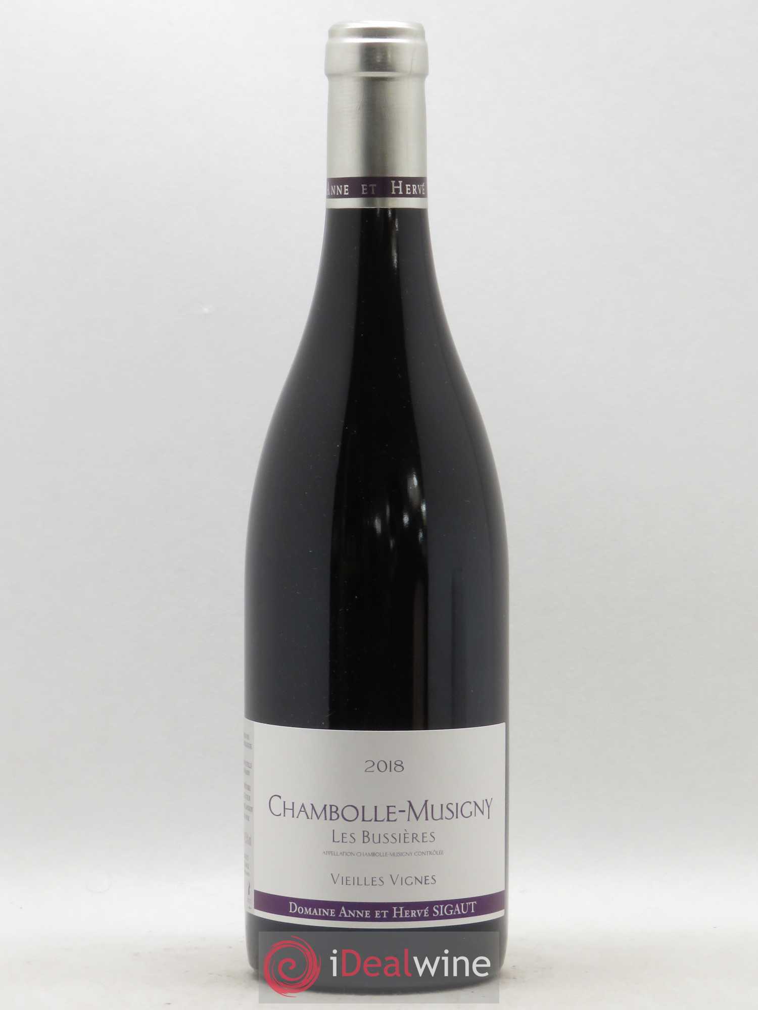 Chambolle-Musigny Les Bussieres Vieilles vignes Anne et Hervé Sigaut (sans prix de reserve) 2018 - Posten von 1 Flasche - 0