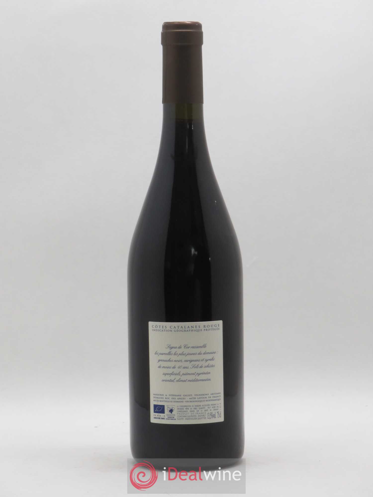 Côtes du Roussillon Roc des Anges Segna de Cor Marjorie et Stéphane Gallet (sans prix de réserve) 2018 - Lot de 1 bouteille - 1