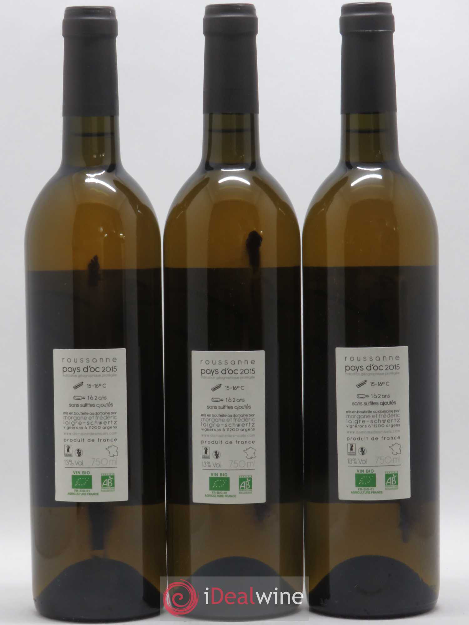 Pays d'Oc Le M des Maels Domaine des Maels (sans prix de réserve) 2015 - Posten von 6 Flaschen - 2