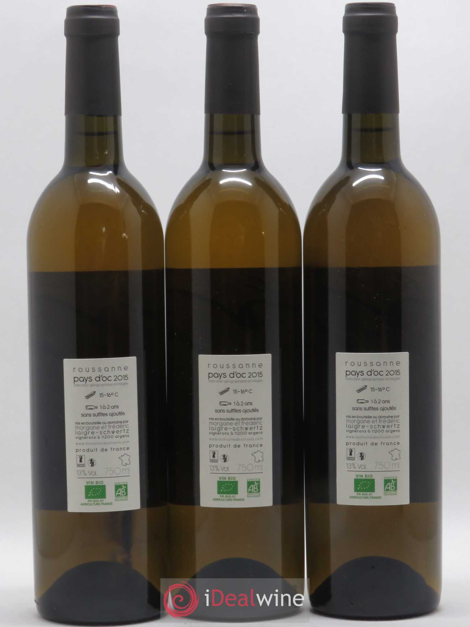 Pays d'Oc Le M des Maels Domaine des Maels (sans prix de réserve) 2015 - Posten von 6 Flaschen - 4