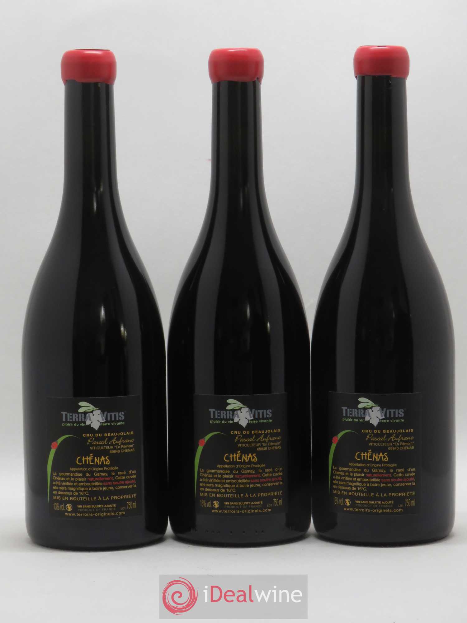 Chénas Naturellement Pascal Aufranc (sans prix de réserve) 2019 - Lot de 6 bouteilles - 2