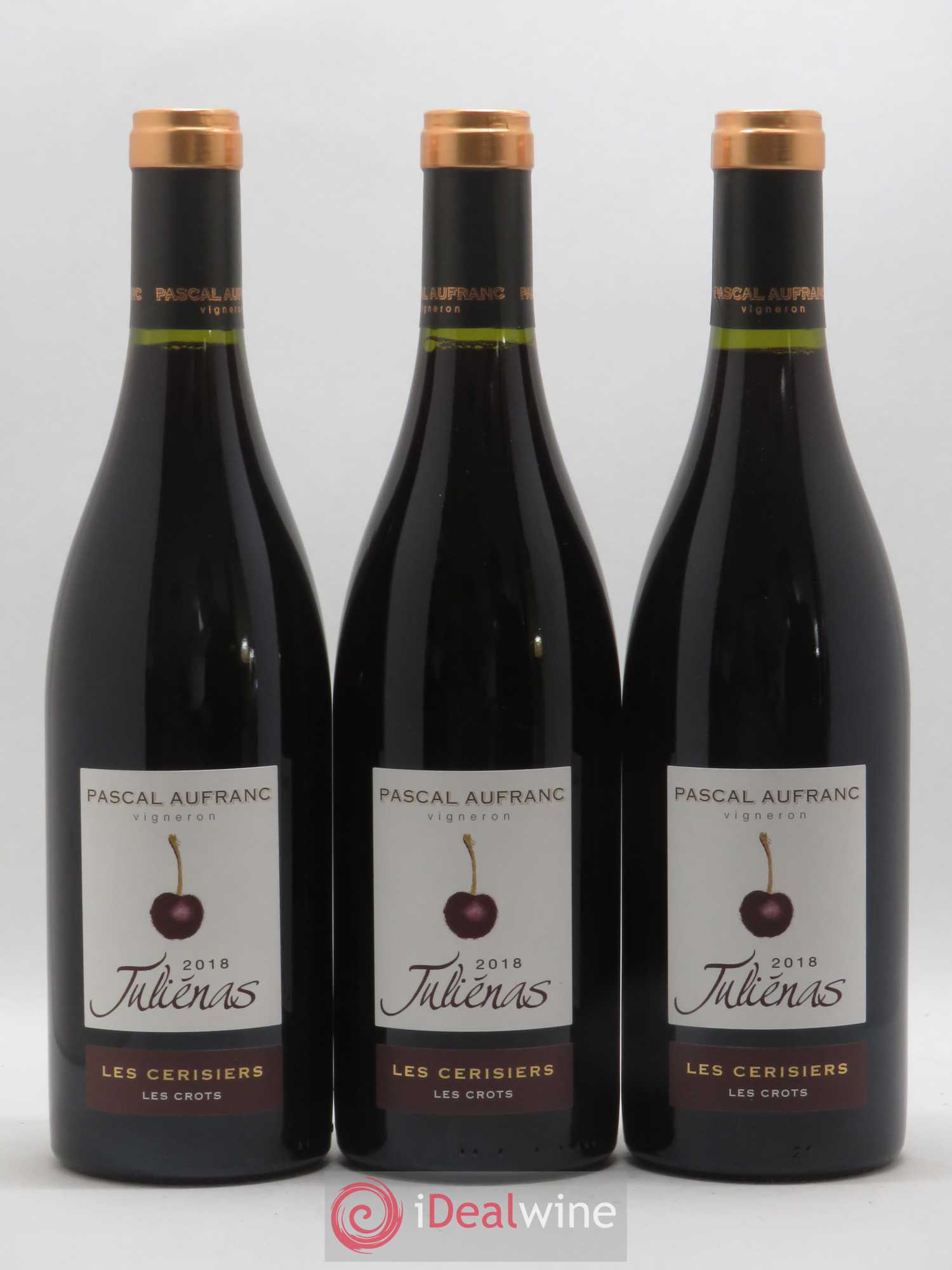 Juliénas Les Cerisiers Pascal Aufranc (sans prix de réserve) 2018 - Posten von 6 Flaschen - 1