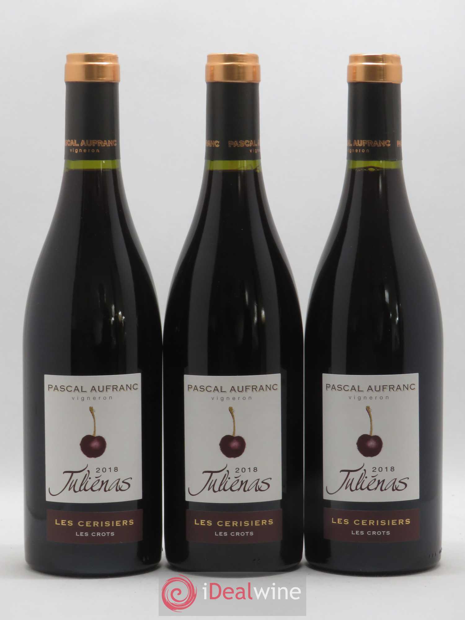 Juliénas Les Cerisiers Pascal Aufranc (sans prix de réserve) 2018 - Posten von 6 Flaschen - 2