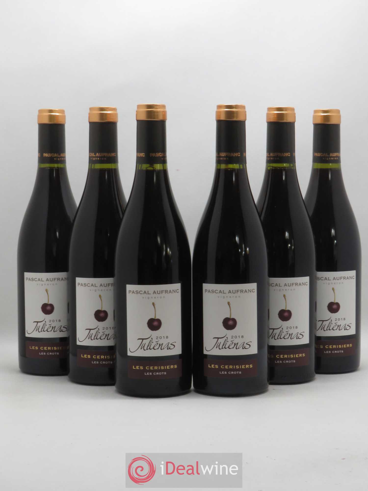Juliénas Les Cerisiers Pascal Aufranc (sans prix de réserve) 2018 - Posten von 6 Flaschen - 0