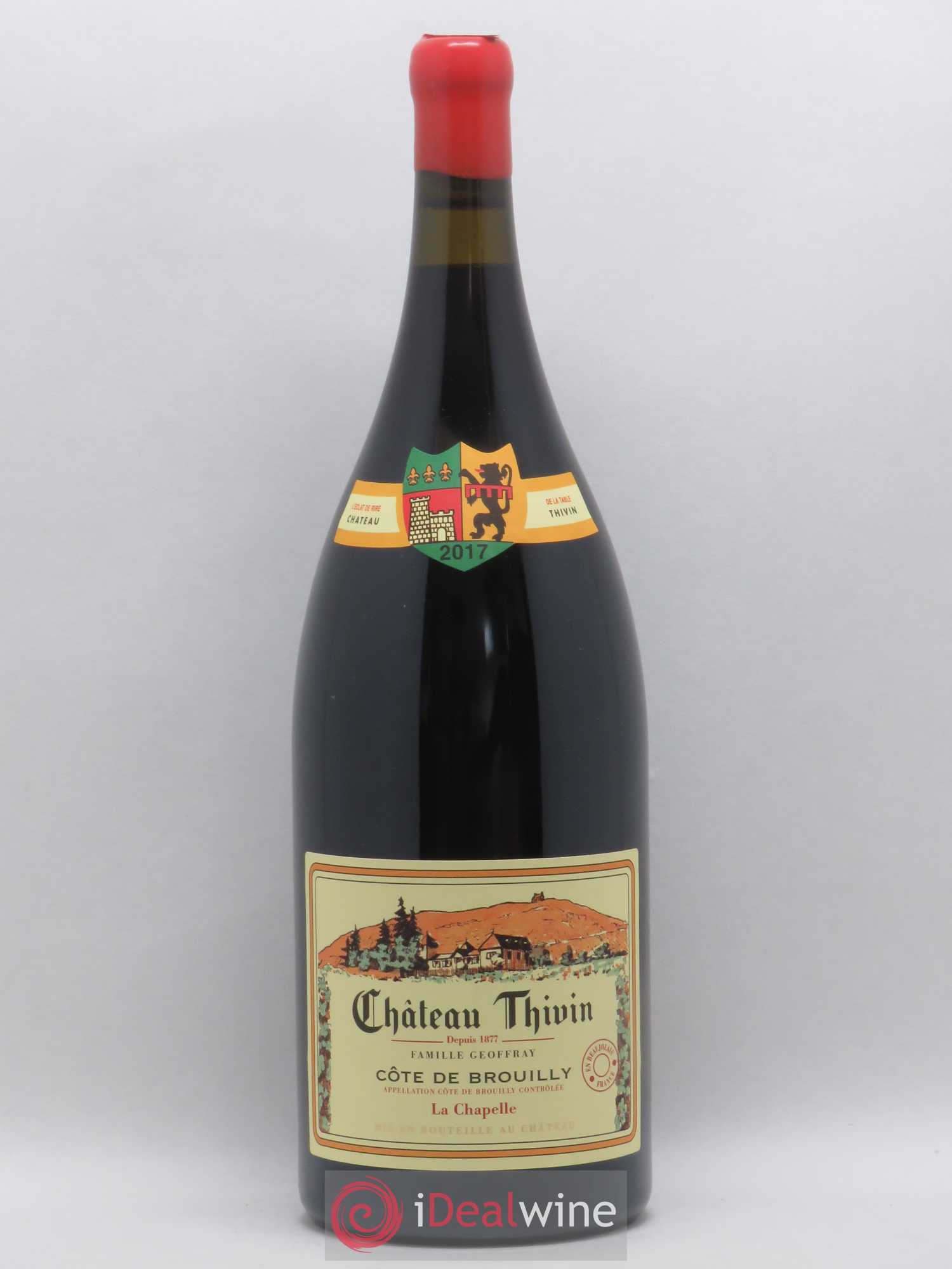 Côte de Brouilly Cuvée La Chapelle Château Thivin 2017 - Lot de 1 magnum - 0