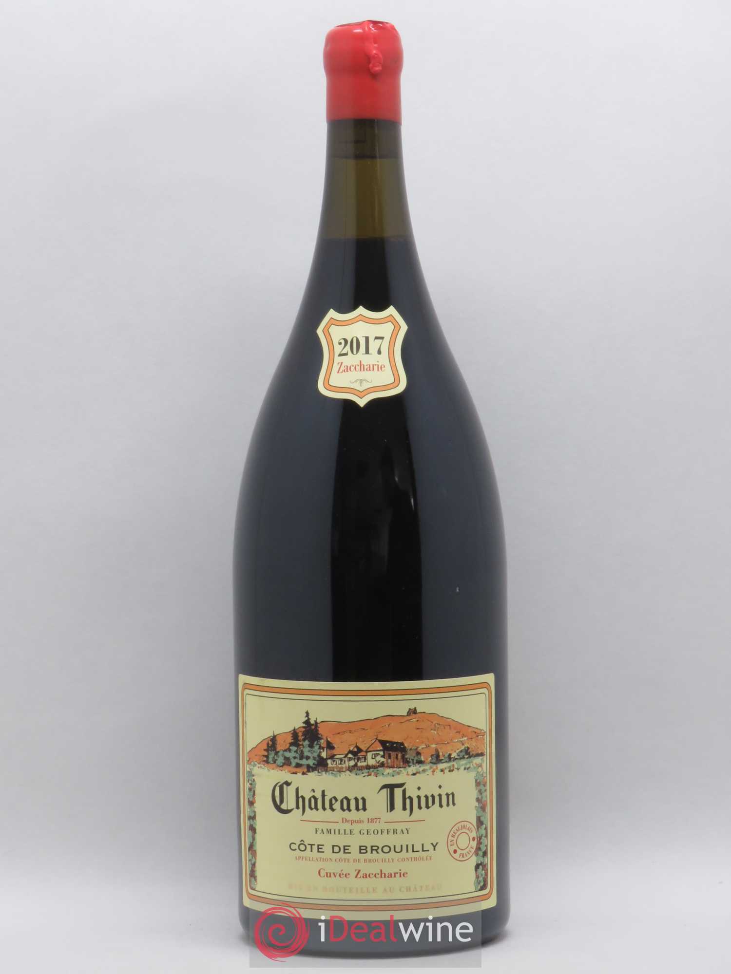 Côte de Brouilly Cuvée Zaccharie Château Thivin 2017 - Lot de 1 magnum - 0
