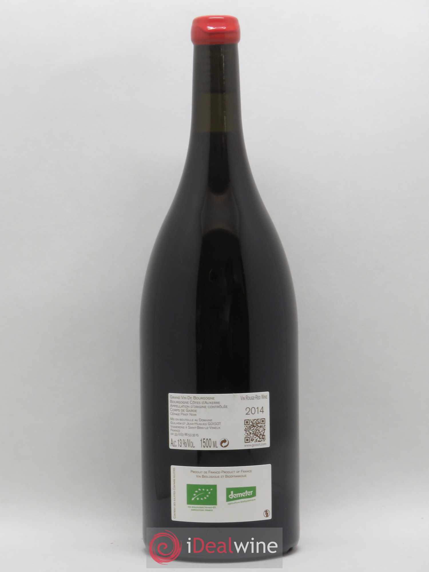 Bourgogne Côtes d'Auxerre Corps de Garde Goisot 2014 - Lot de 1 magnum - 1