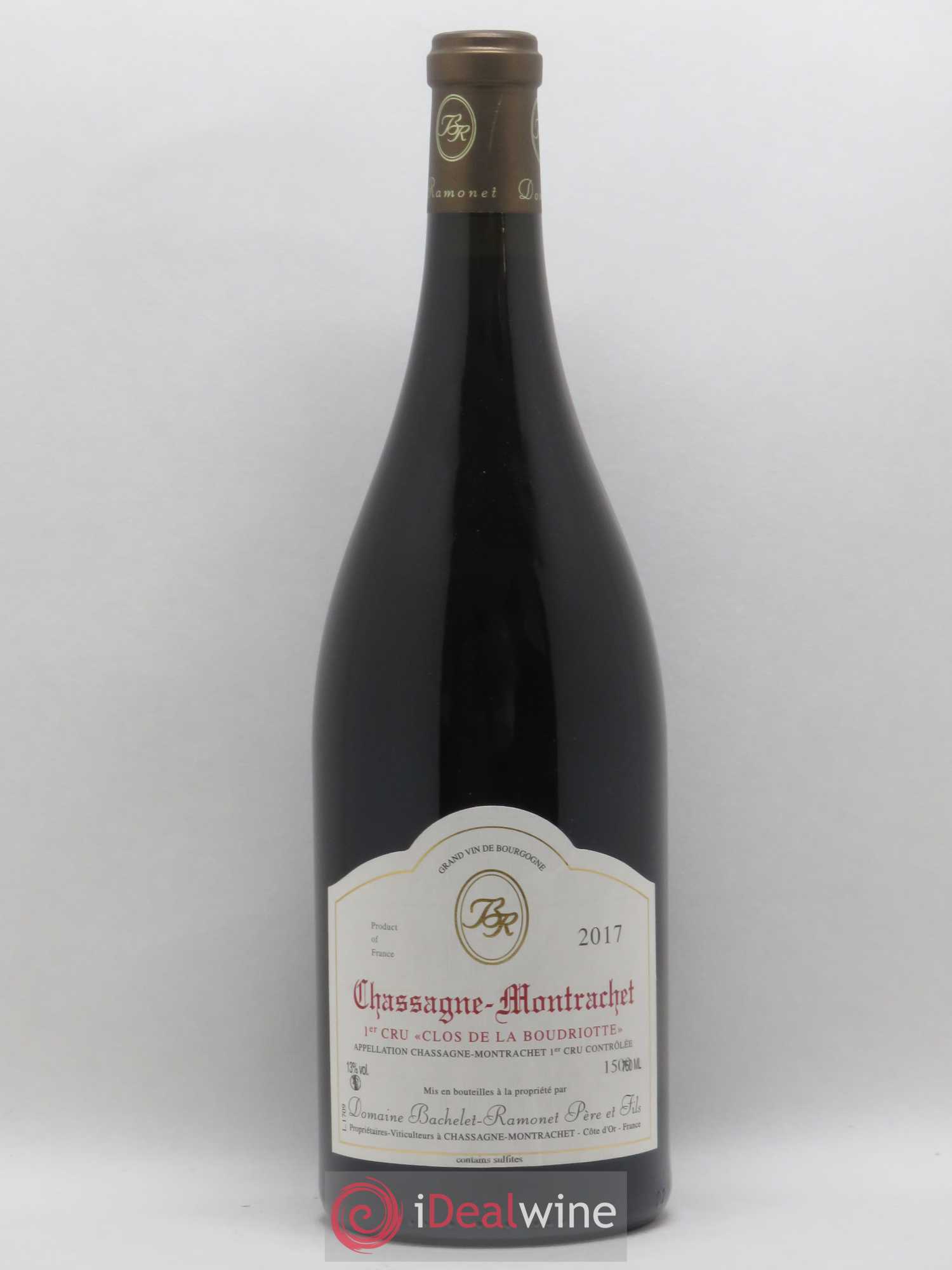 Chassagne-Montrachet 1er Cru Clos de la Boudriotte Bachelet-Ramonet (Domaine) 2017 - Lot de 1 magnum - 0