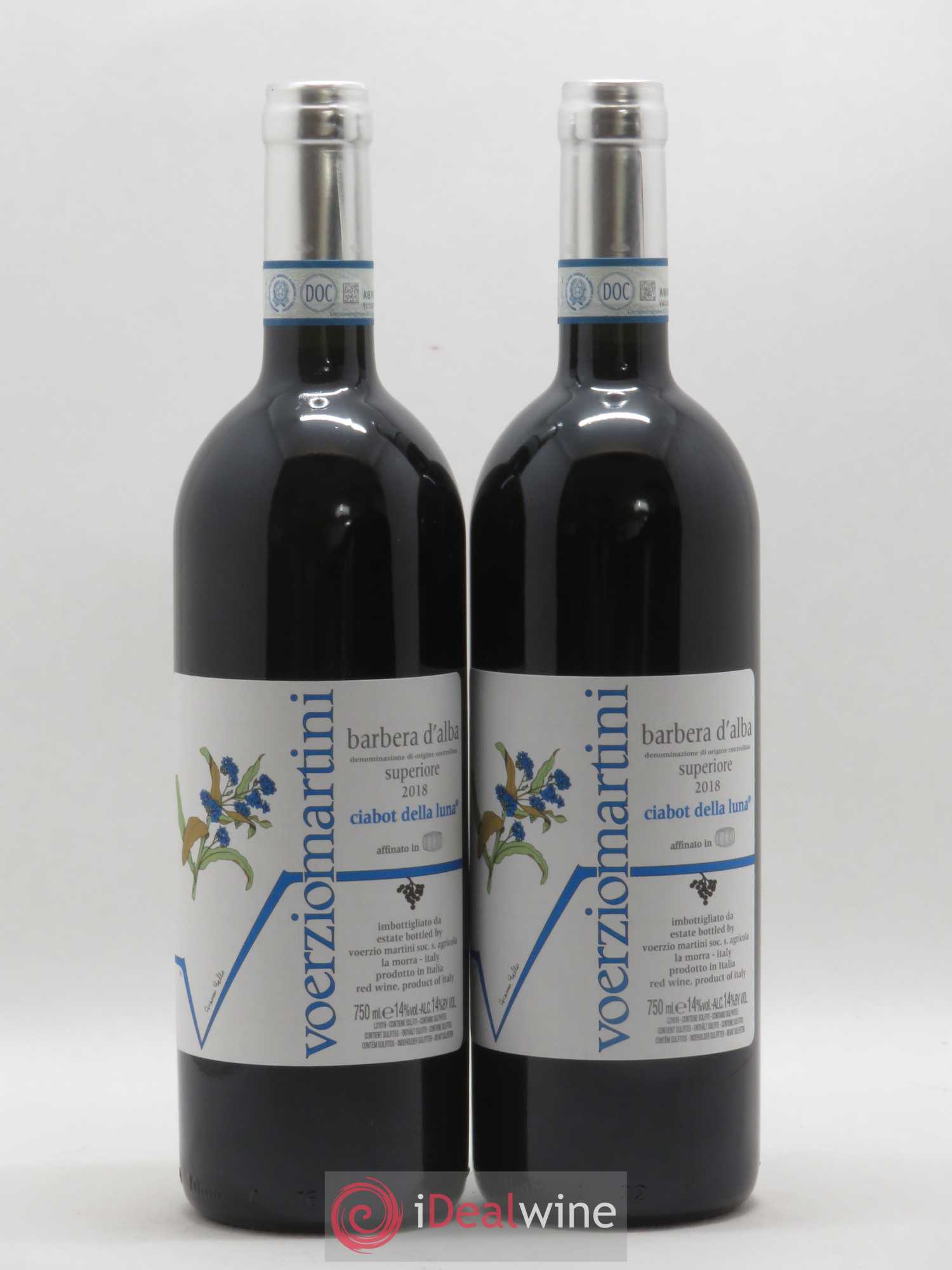 Barbera d'Alba DOC Superiore Ciabot della Luna Voerzio Martini 2018 - Posten von 2 Flaschen - 0